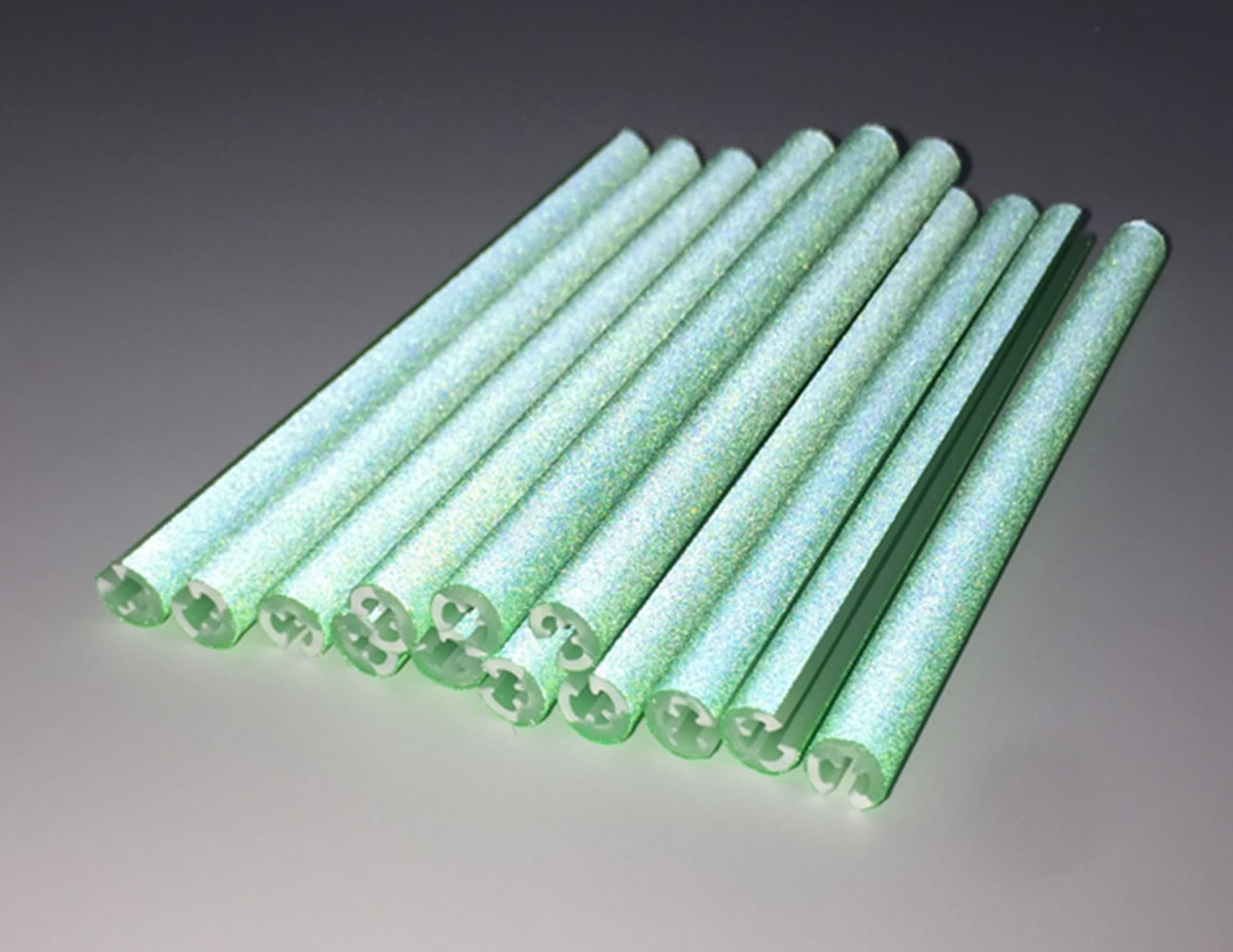 

AG402A Odblask. rurki na szprychy green