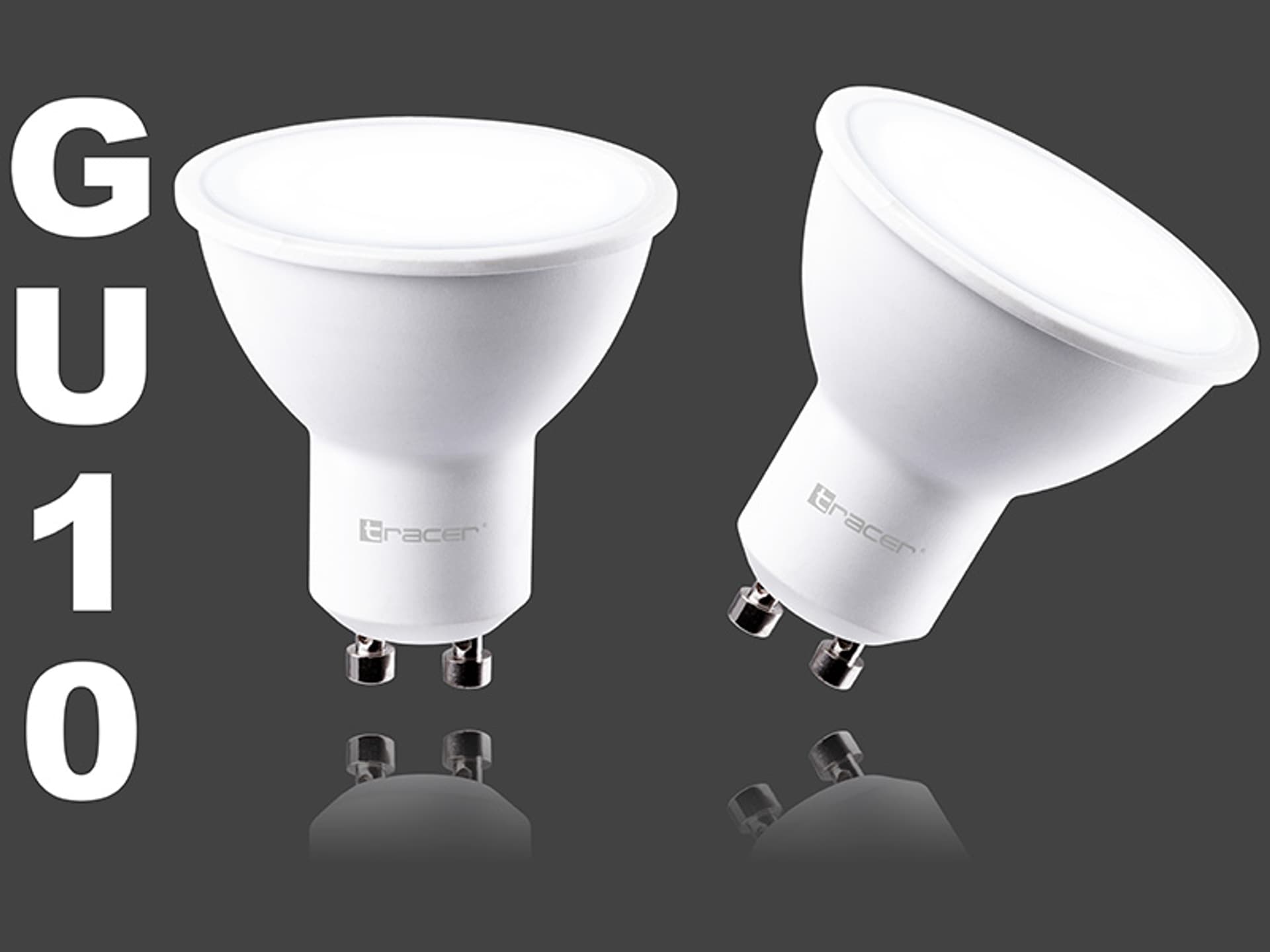 

Żarówka LED TRACER GU10 6W=42W ciepła jasna 3000K, 2 pack