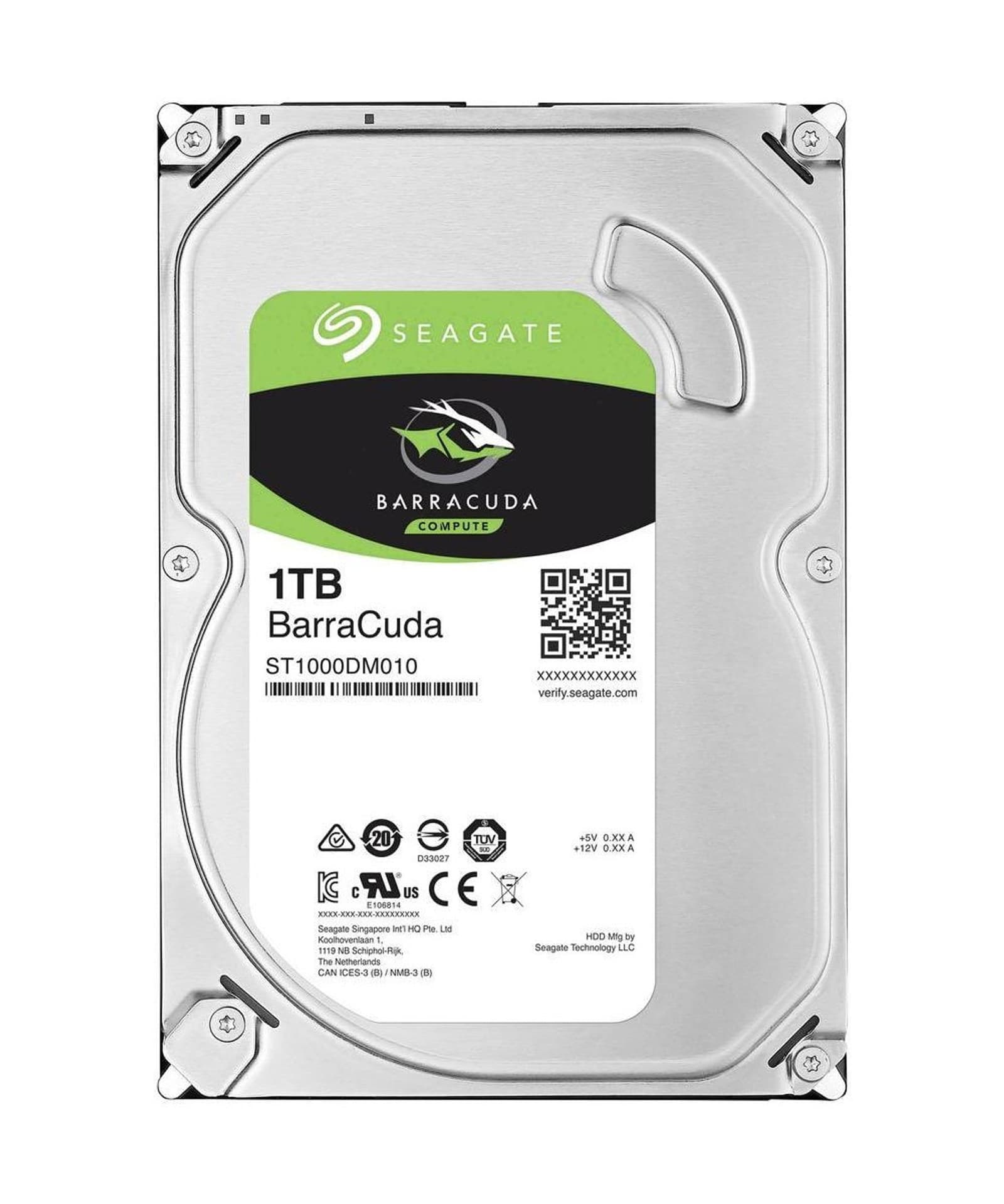 

Dysk HDD Seagate Barracuda ST1000DM010 (1 TB ; 3.5"; 64 MB; 7200 obr/min)