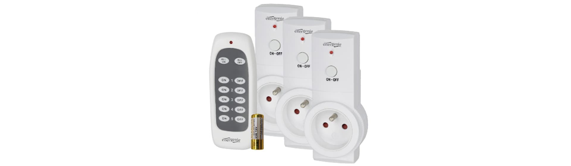 

Zestaw 3 inteligentnych gniazdek sterowanych pilotem Gembird EG-SSWS3F-01