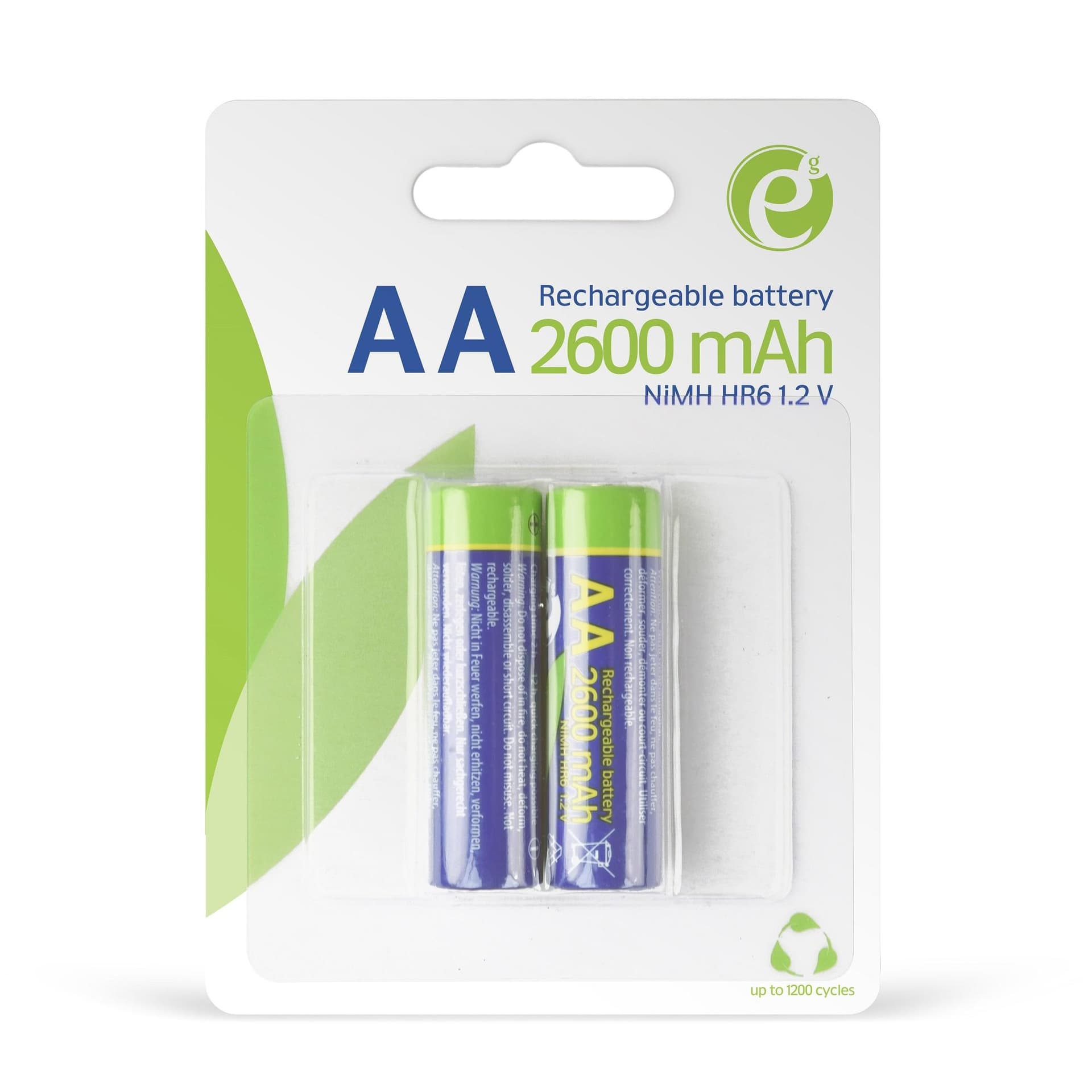 

Akumulator Gembird Ni-MH AA 2600mAh (2 szt)