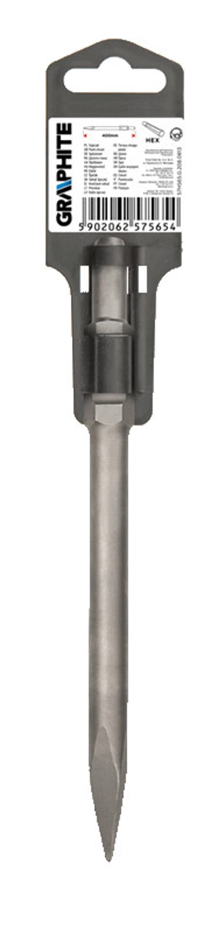 

Szpicak hex 30 mm, 30 x 400 mm