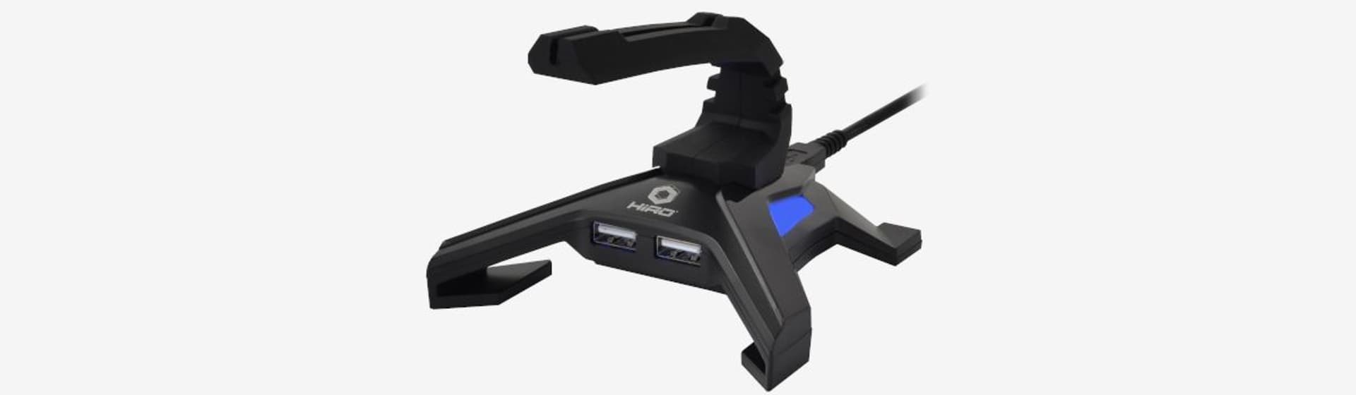 

Hub USB 2.0 z uchwytem na kabel myszy HIRO Atlas