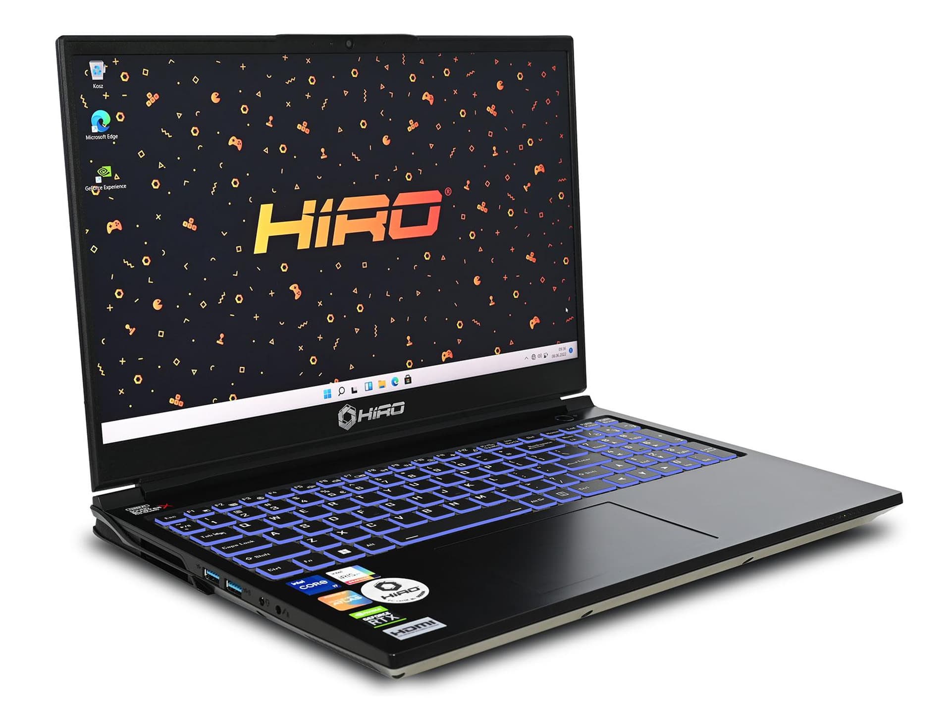 

Laptop do gier HIRO X570T 15,6", 144HZ - I7-12700H, RTX 3070Ti 8GB, 16GB RAM, 1TB SSD M.2, W11