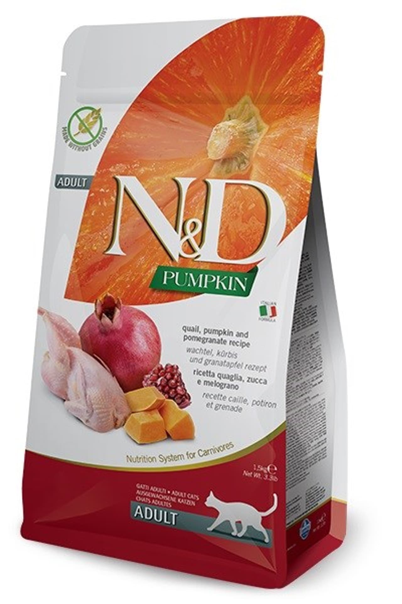 

N&D CAT PUMPKIN QUAIL&POMEGRANATE ADULT 50g