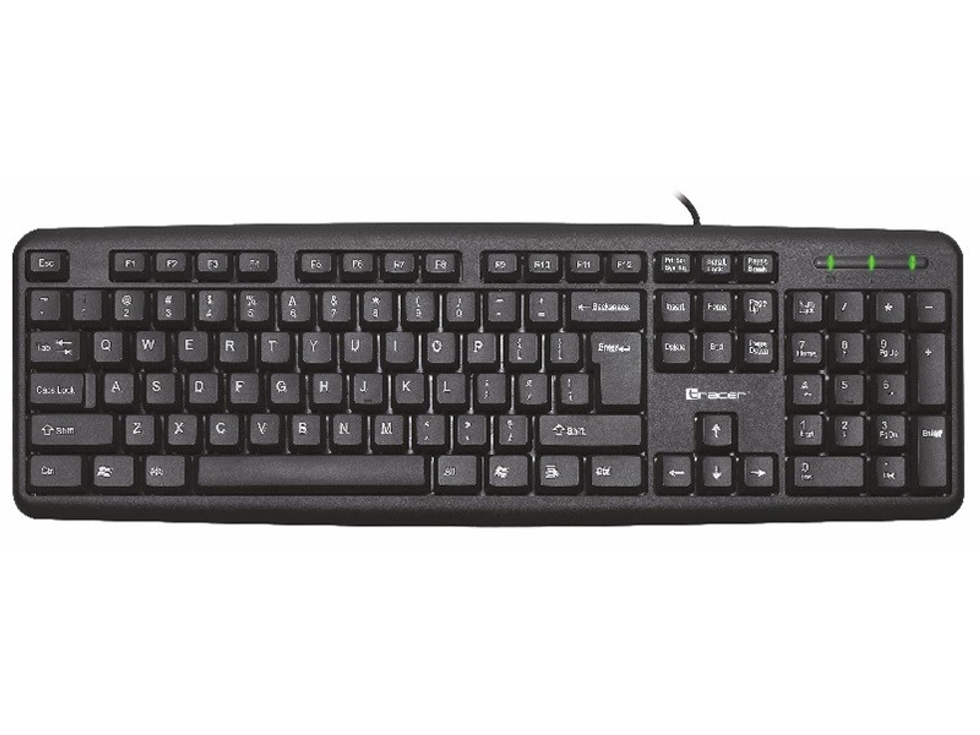 

Klawiatura membranowa Tracer MAVERICK TRAKLA43371 (USB; (US); kolor czarny)