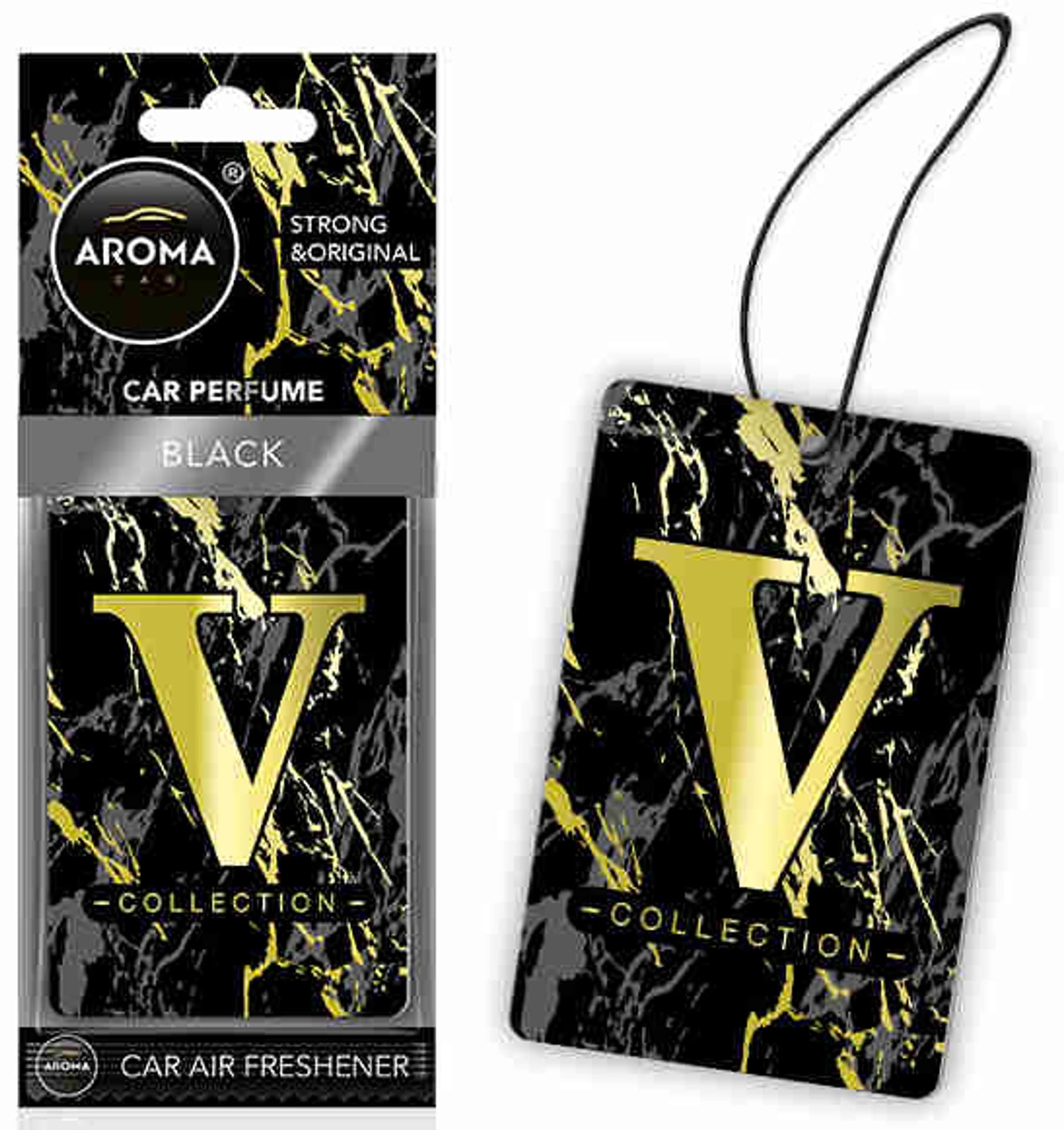 

Odświeżacz powietrza aroma cel. v-collection black