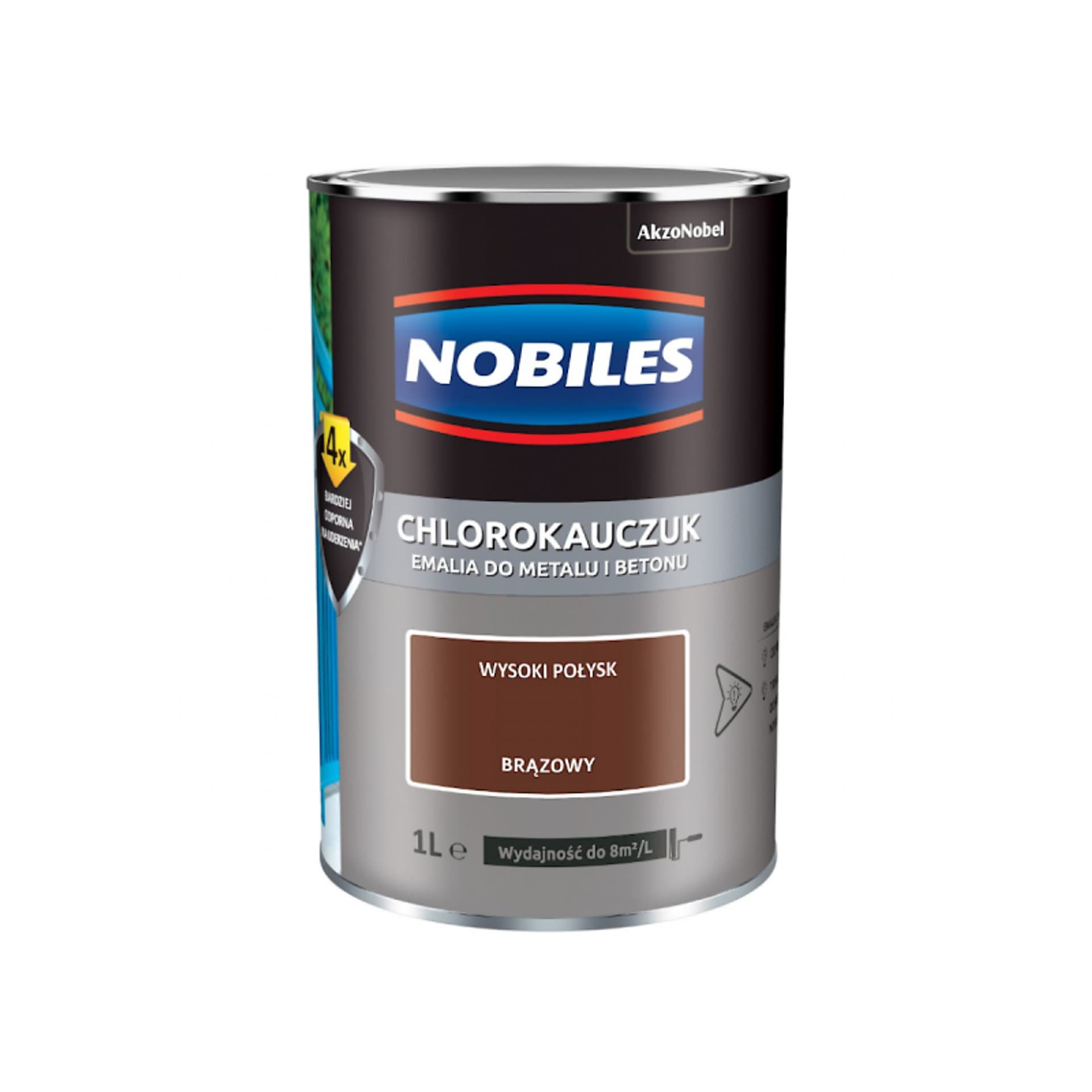 

NOBILES EMALIA CHLOROKAUCZUKOWA BRĄZOWA 0.9L