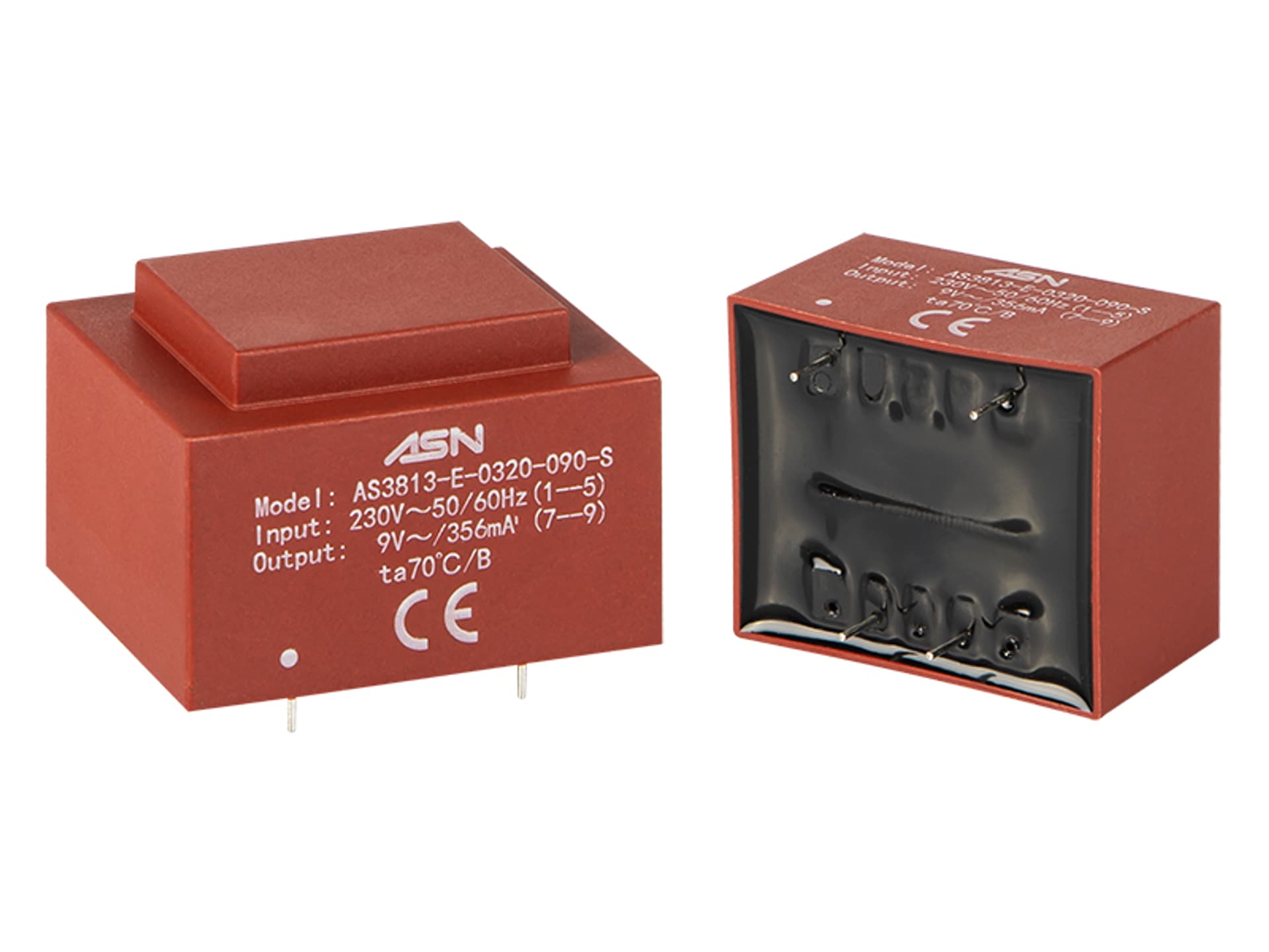 

1214# Transformator zalewany 3,2w 9v/230v
