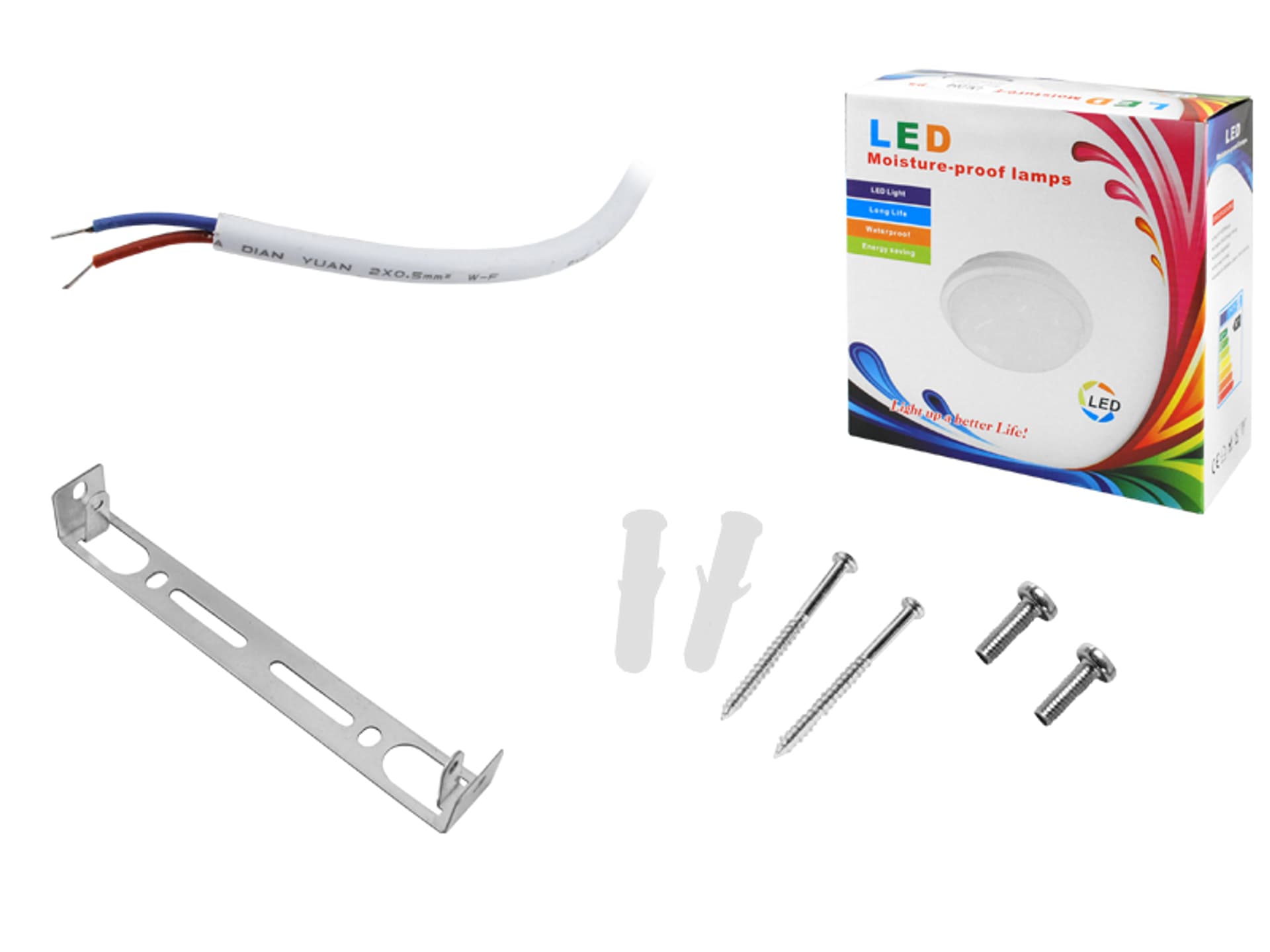 

Oprawa LED sufitowa natynkowa 15W 230V, 6500K, ABS, okrągła biała. (1LM)