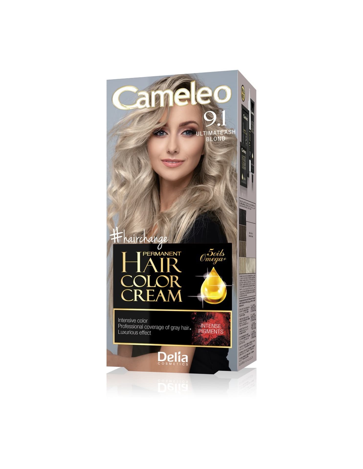 

Delia Cosmetics Cameleo HCC Farba permanentna Omega+ nr 9.1 Ultimate Ash Blond 1op.