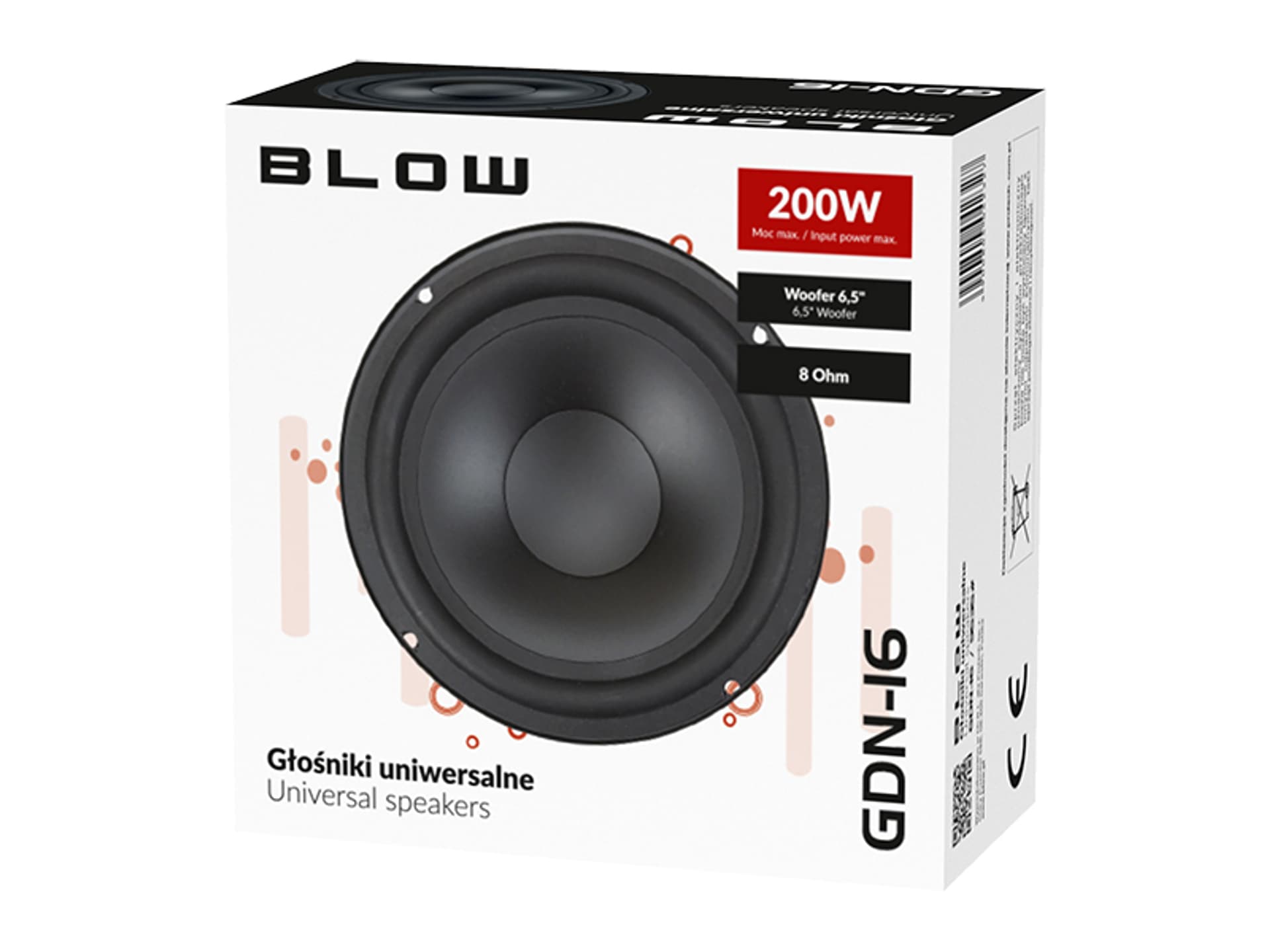 

9535# Głośn. blow gdn16 8ohm