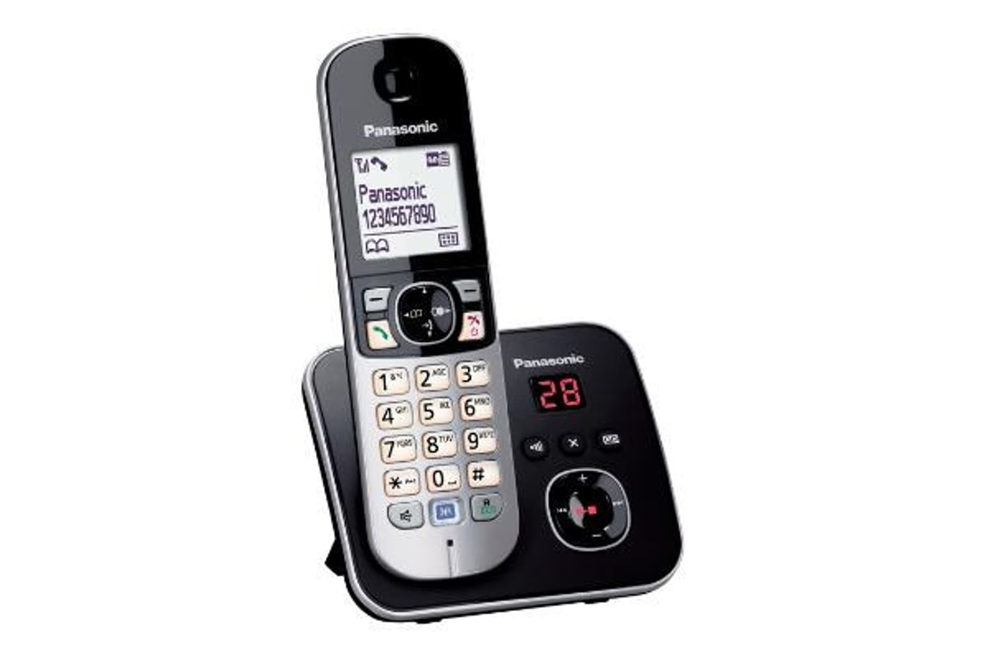 

Telefon stacjonarny Panasonic KX-TG 6821PDB (kolor czarny)