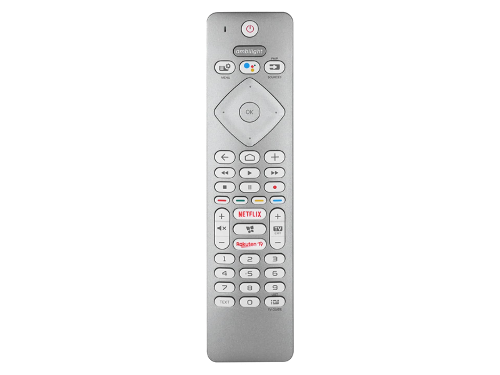 

Pilot do TV LCD Philips PH-V1 Smart, Netflix, Rakuten TV, Ambilight, funkcja Voice. (1LM)