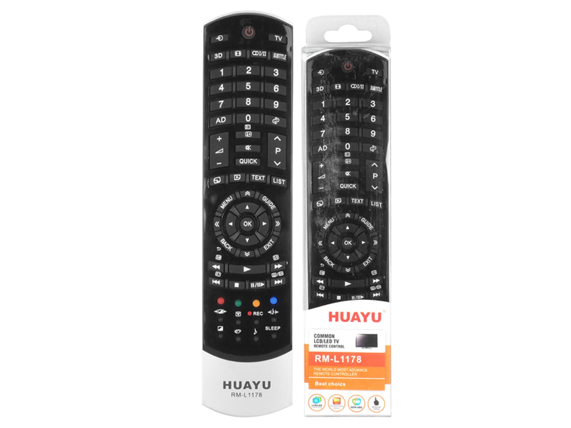 

Pilot uniwersalny do TV LCD TOSHIBA RM-L1178 3D. (1LM)