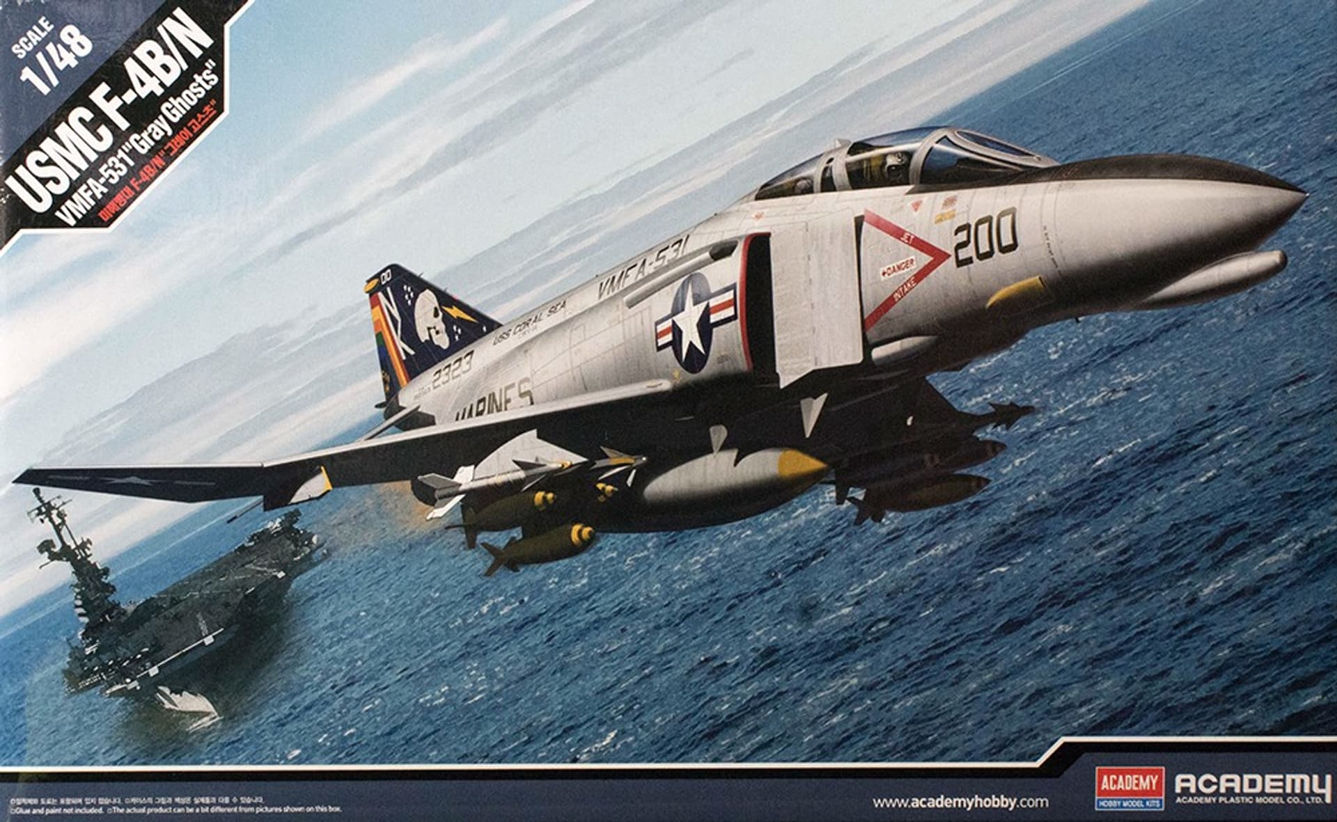 

Model do sklejania USNV F-4N VMFA- 531 Gray Ghosts