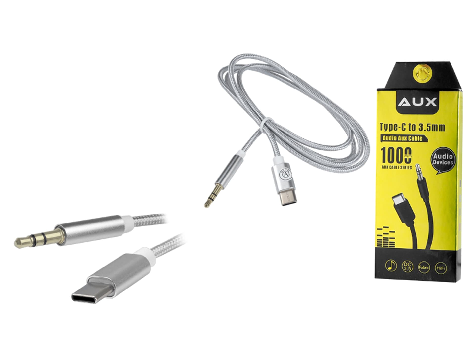 

1 szt. Przejście Wt.Jack 3,5 st. - wtyk USB Type-C, na kablu.