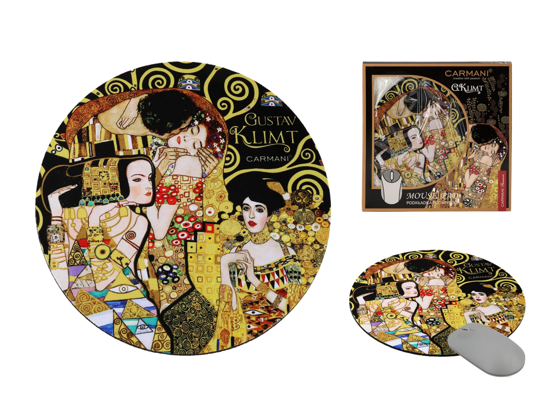 

Podkładka pod mysz komputerową - G. Klimt, Kolaż (CARMANI)
