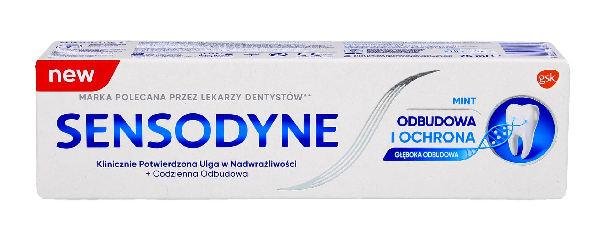 

GSK Sensodyne Pasta do zębów Odbudowa i Ochrona 75ml