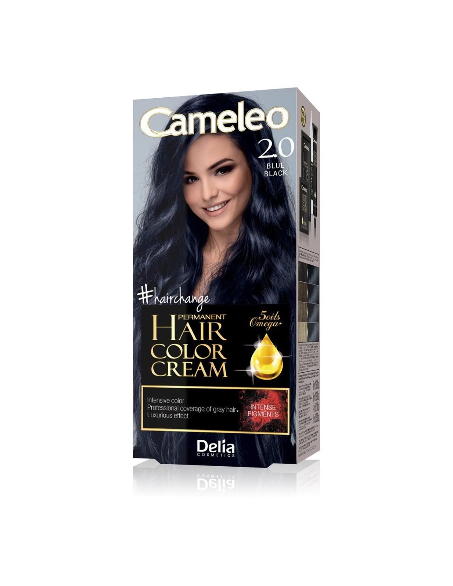 

Delia Cosmetics Cameleo HCC Farba permanentna Omega+ nr 2.0 Blue Black 1op.