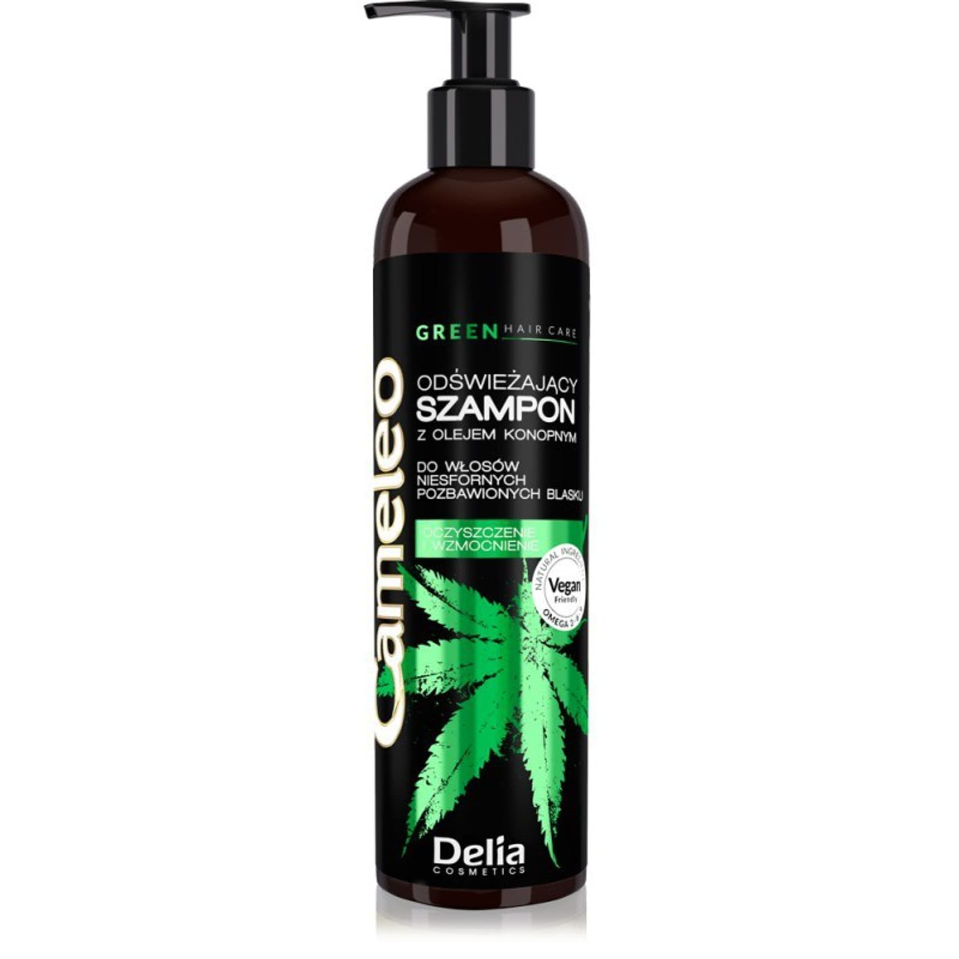 

Delia Cosmetics Cameleo Green Szampon do włosów odświeżający z olejem konopnym 250ml