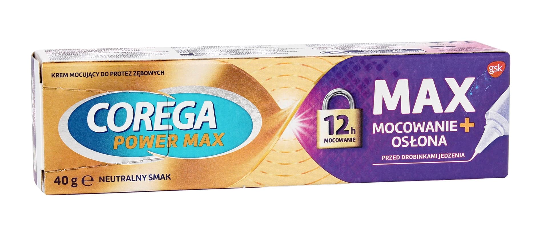 

GSK Corega Krem do mocowania protez zębowych - Max Osłona 40g