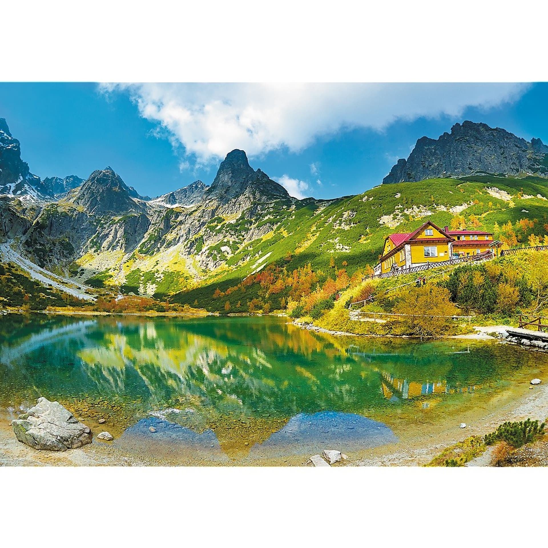 

Puzzle 1000 elementów Schronisko nad Zielonym Stawem Tatry