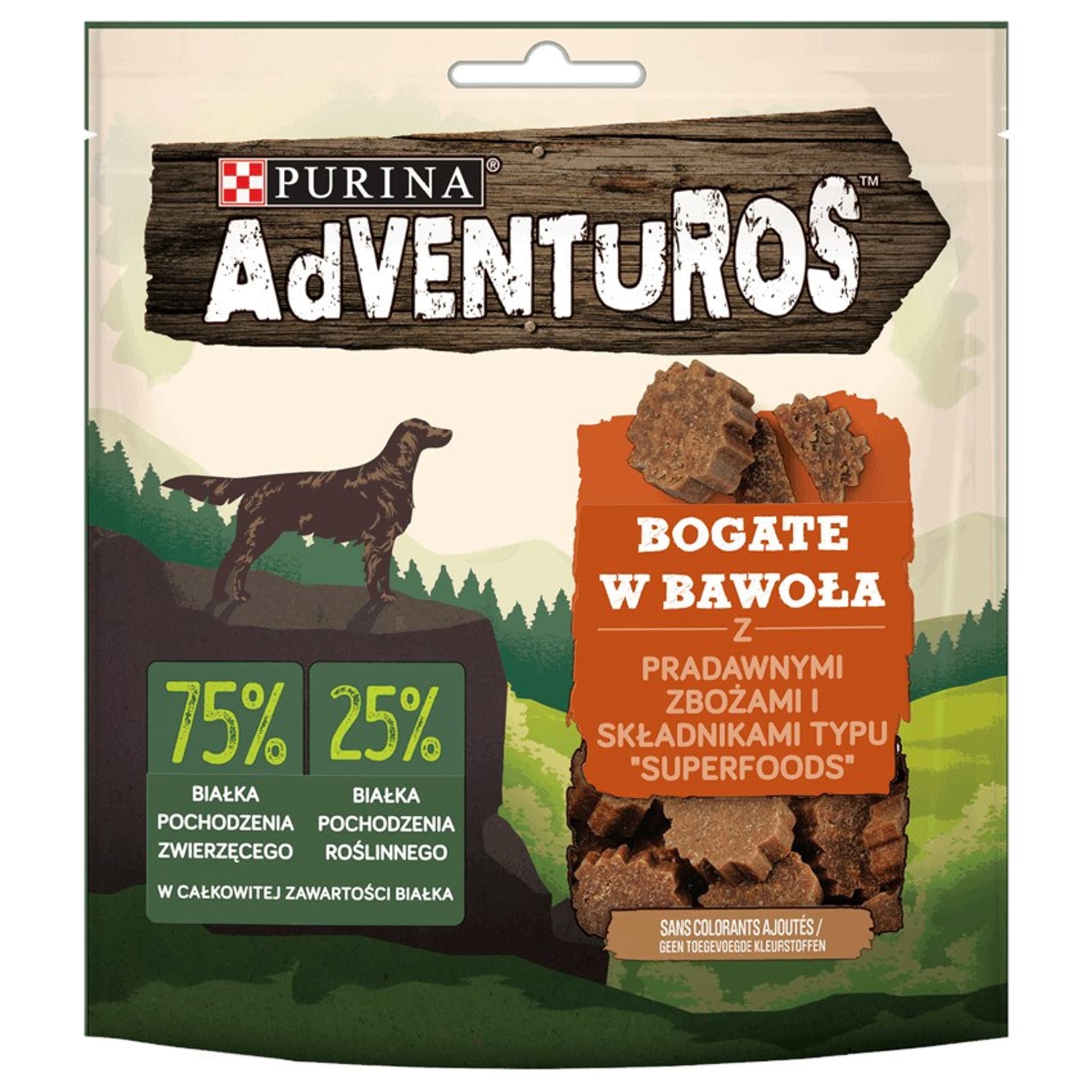 

Purina Adventuros Bogate w Bawoła i prazboża 90g