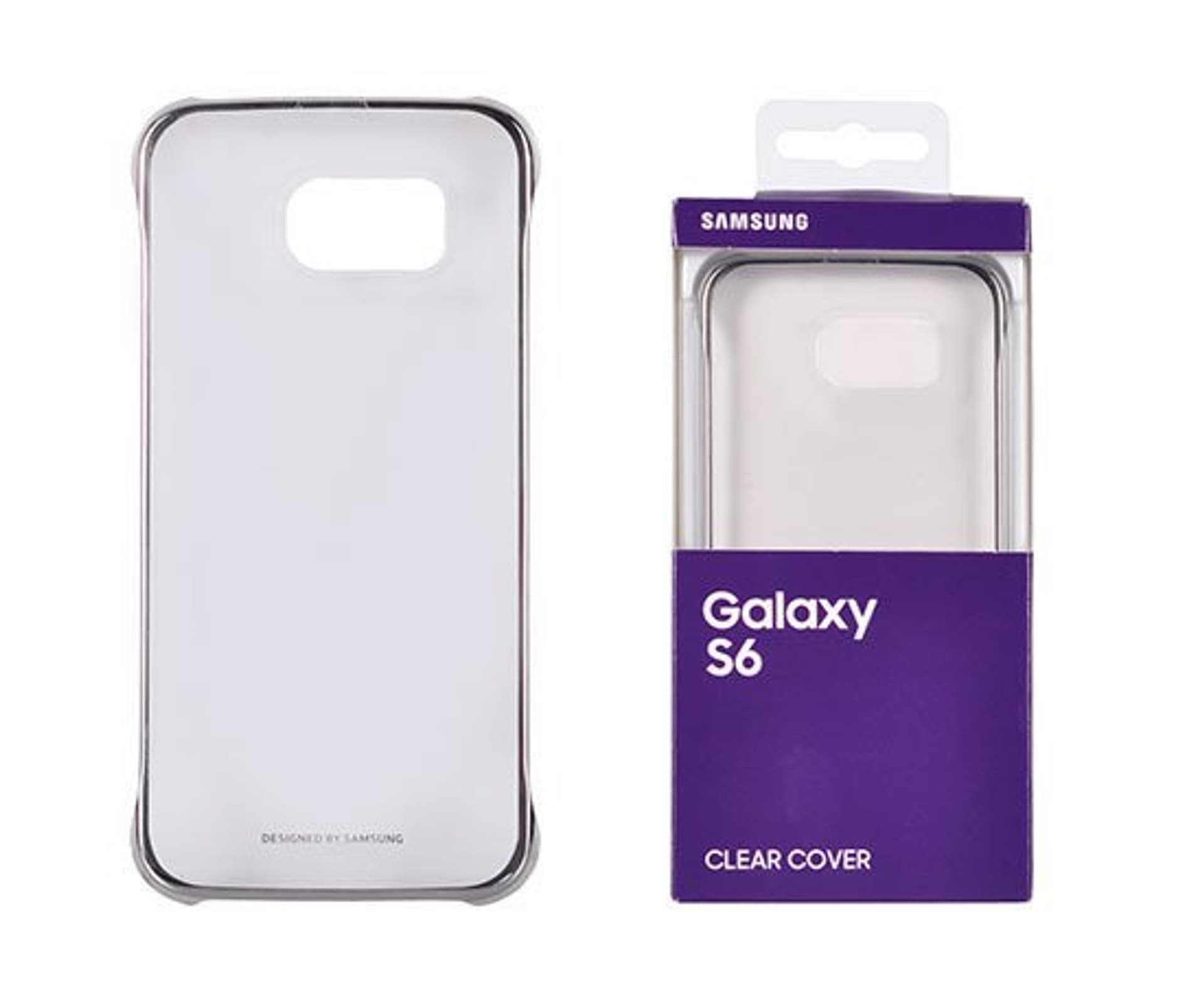 

Etui Clear Cover SAMSUNG S6 srebrne TAKCG920BSEGWW