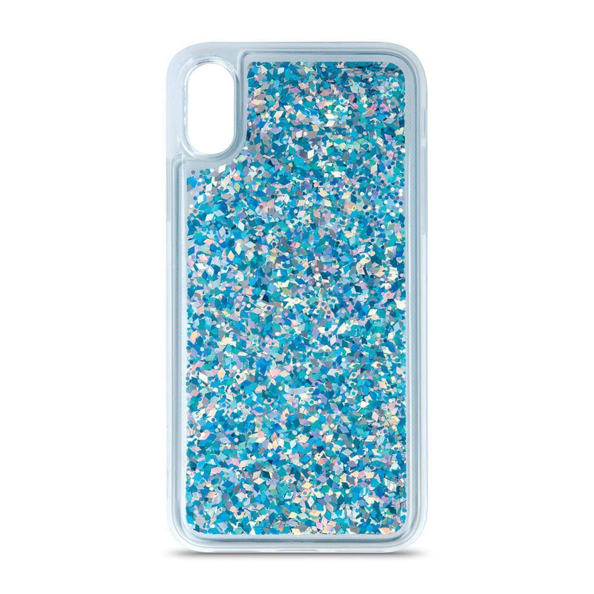 

Etui SAMSUNG GALAXY A20E Przelewany Brokat Liquid Sparkle niebieskie