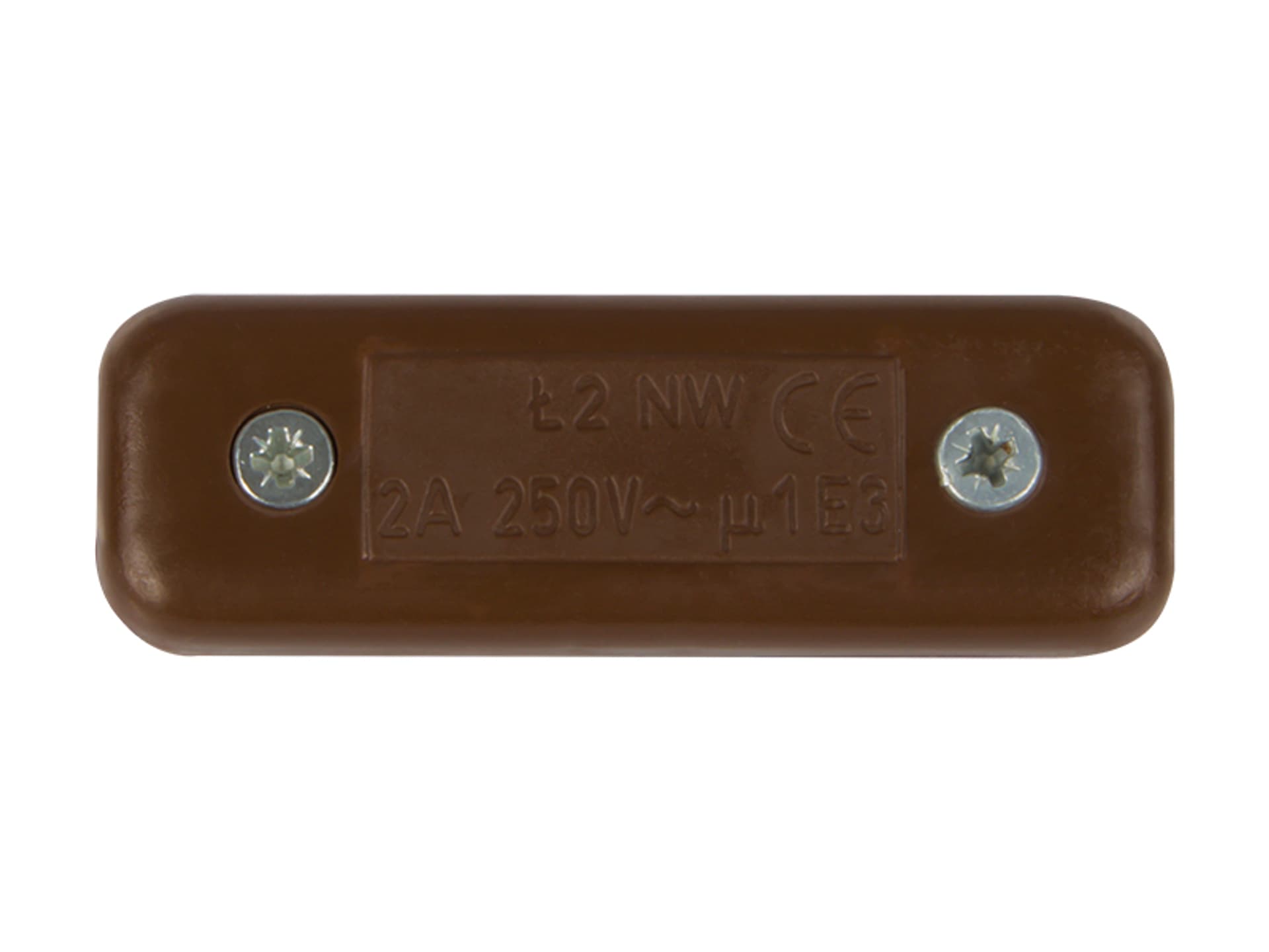 

9884# Przełącznik przelotowy brąz 2a 250v