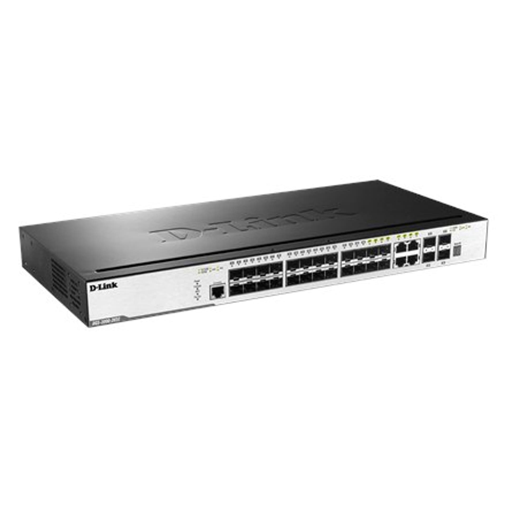 

D-Link Switch DGS-3000-28SC Managed L2, Możliwość montażu w szafie, Ilość portów SFP 20, Ilość portów SFP+ 4, Ilość portów Combo