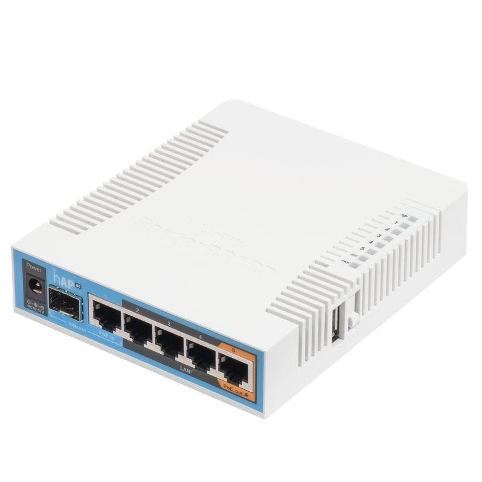 

MikroTik RB962UiGS-5HacT2HnT hAP ac 802.11ac, 2.4/5.0, 10/100/1000 Mbit/s, porty Ethernet LAN (RJ-45) 5, MU-MiMO Yes, PoE in/out, Rj-45) 5/mu-mimo yes/poe in/ou