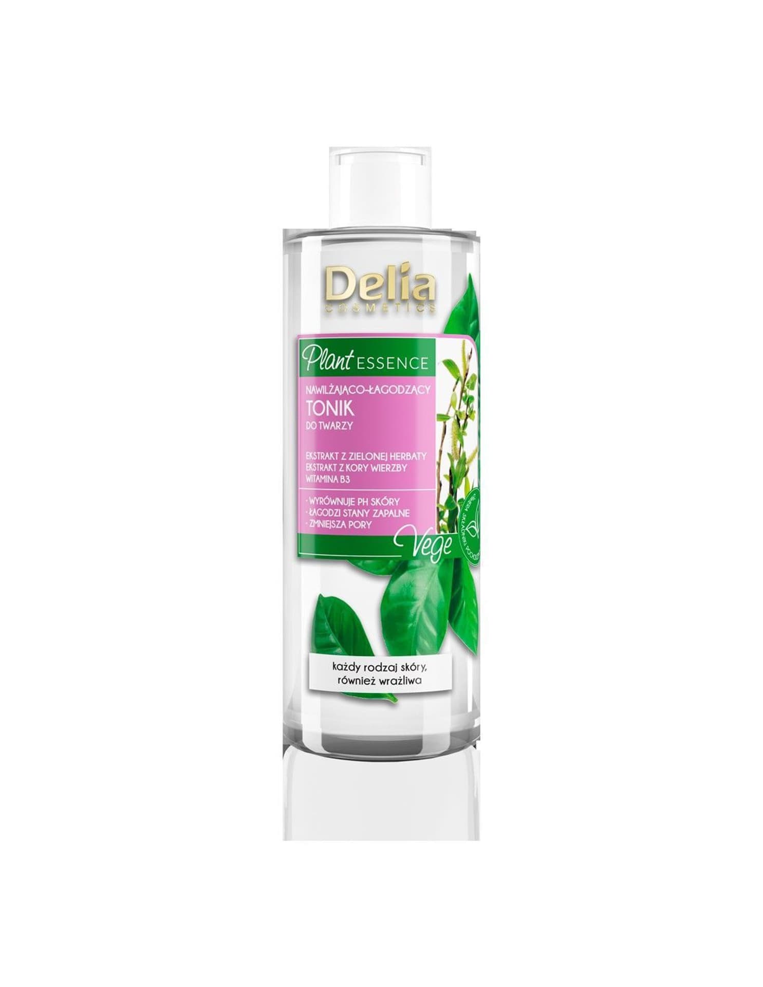 

Delia Cosmetics Plant Essence Tonik do twarzy nawilżająco-łagodzący 200ml