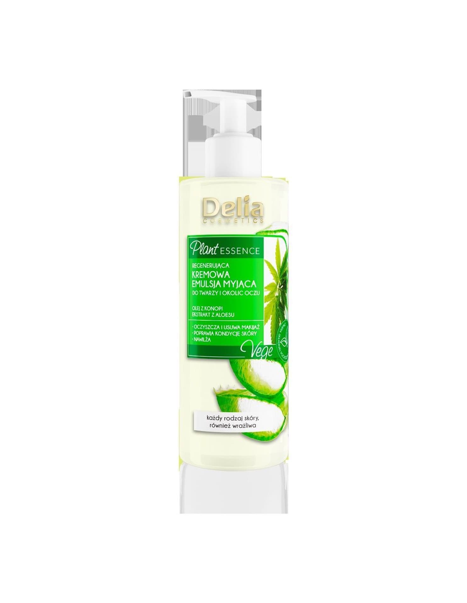 

Delia Cosmetics Plant Essence Kremowa Emulsja myjąca - regenerująca 200ml