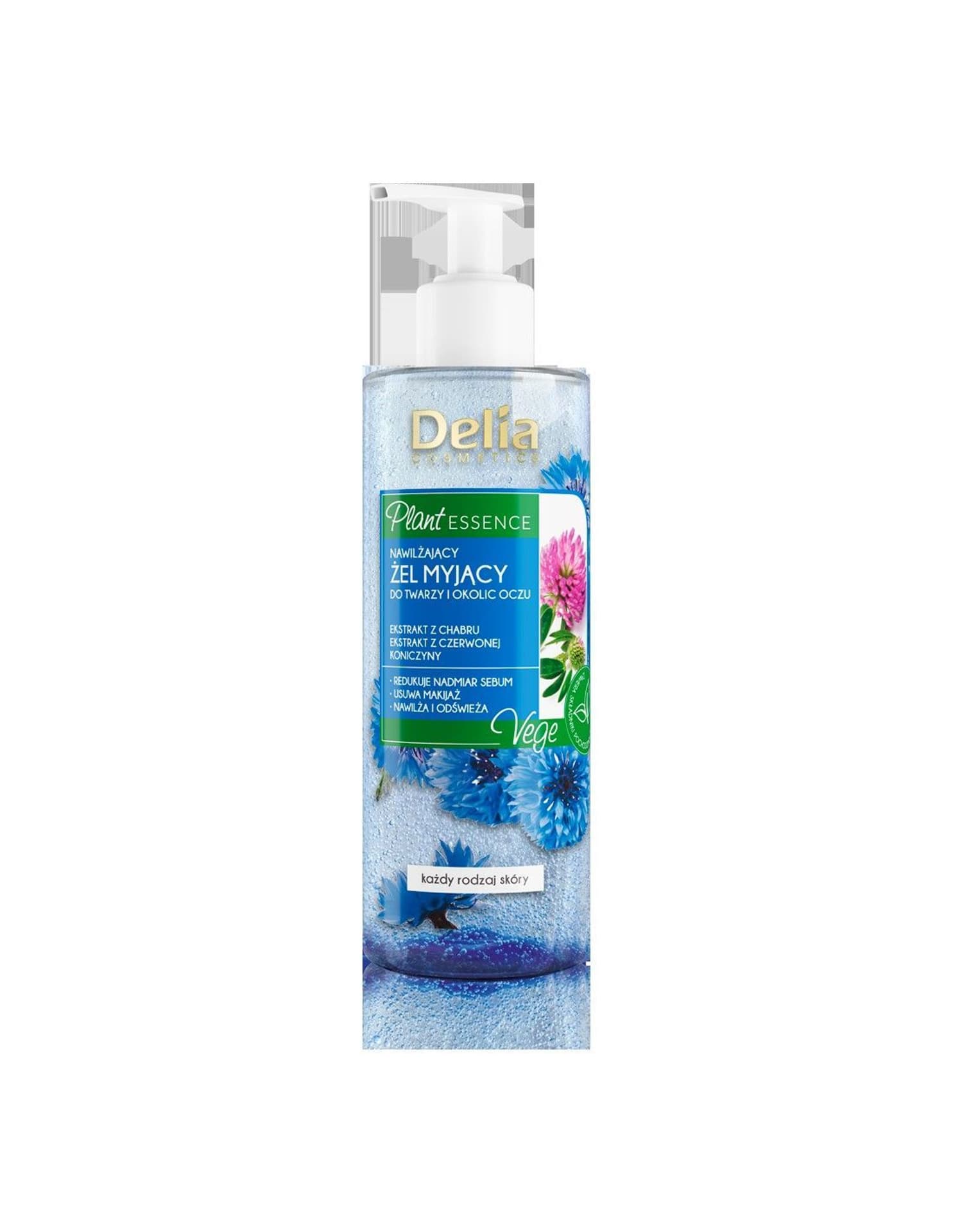 

Delia Cosmetics Plant Essence Nawilżający Żel myjący twarzy i oczu 200ml