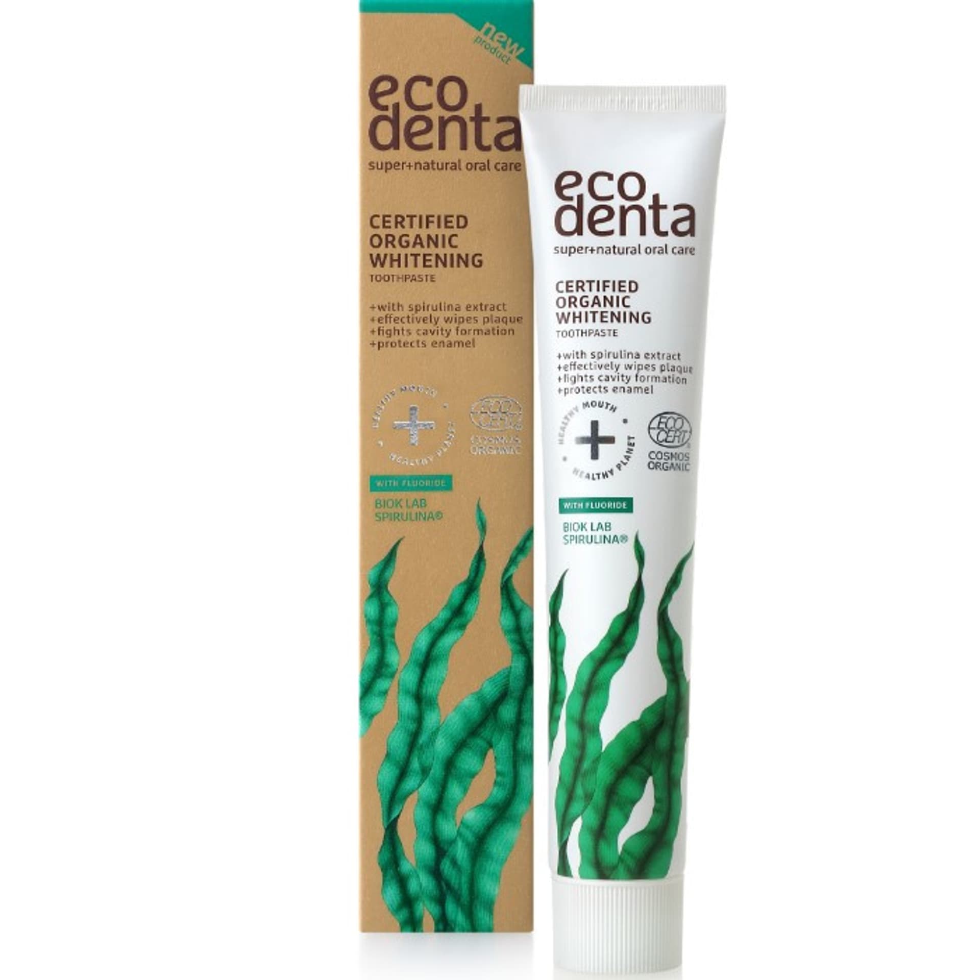 

Ecodenta Organic Pasta do zębów wybielająca ze spiruliną 75ml