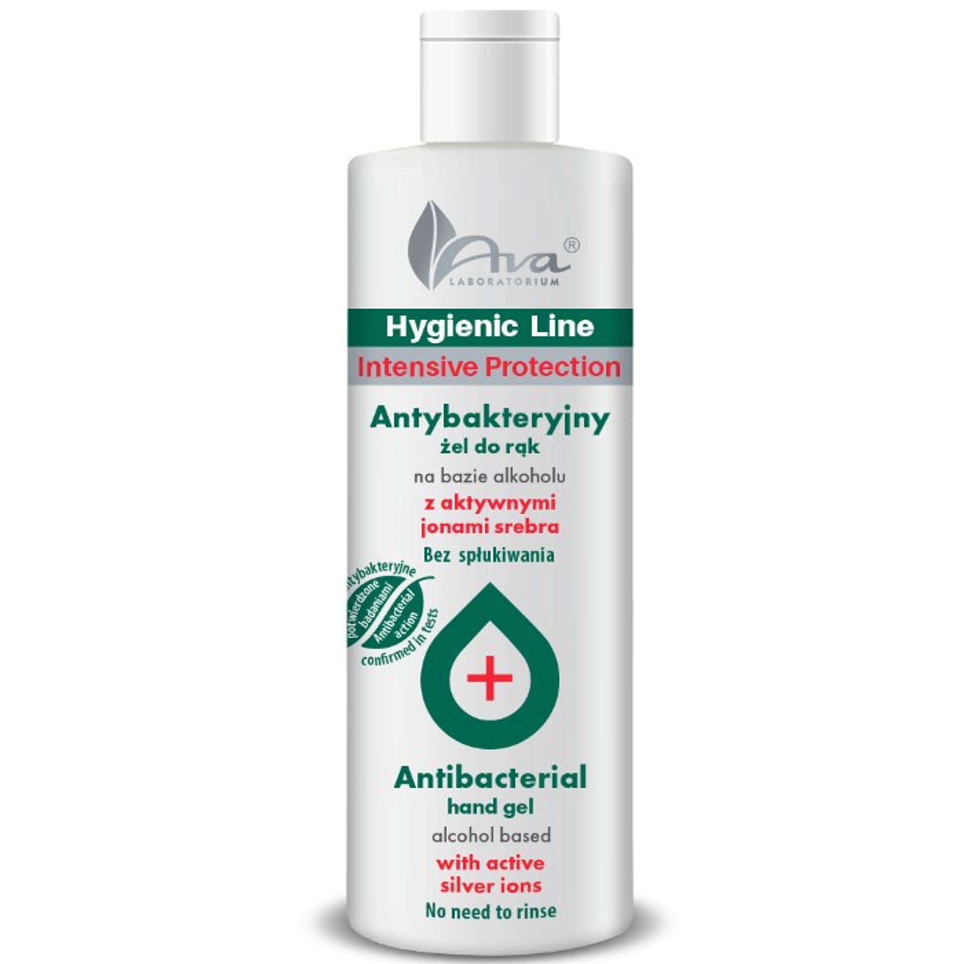 

Hygienic - Antybakteryjny żel do rąk na bazie alkoholu z aktywnymi jonami srebra 200 ml