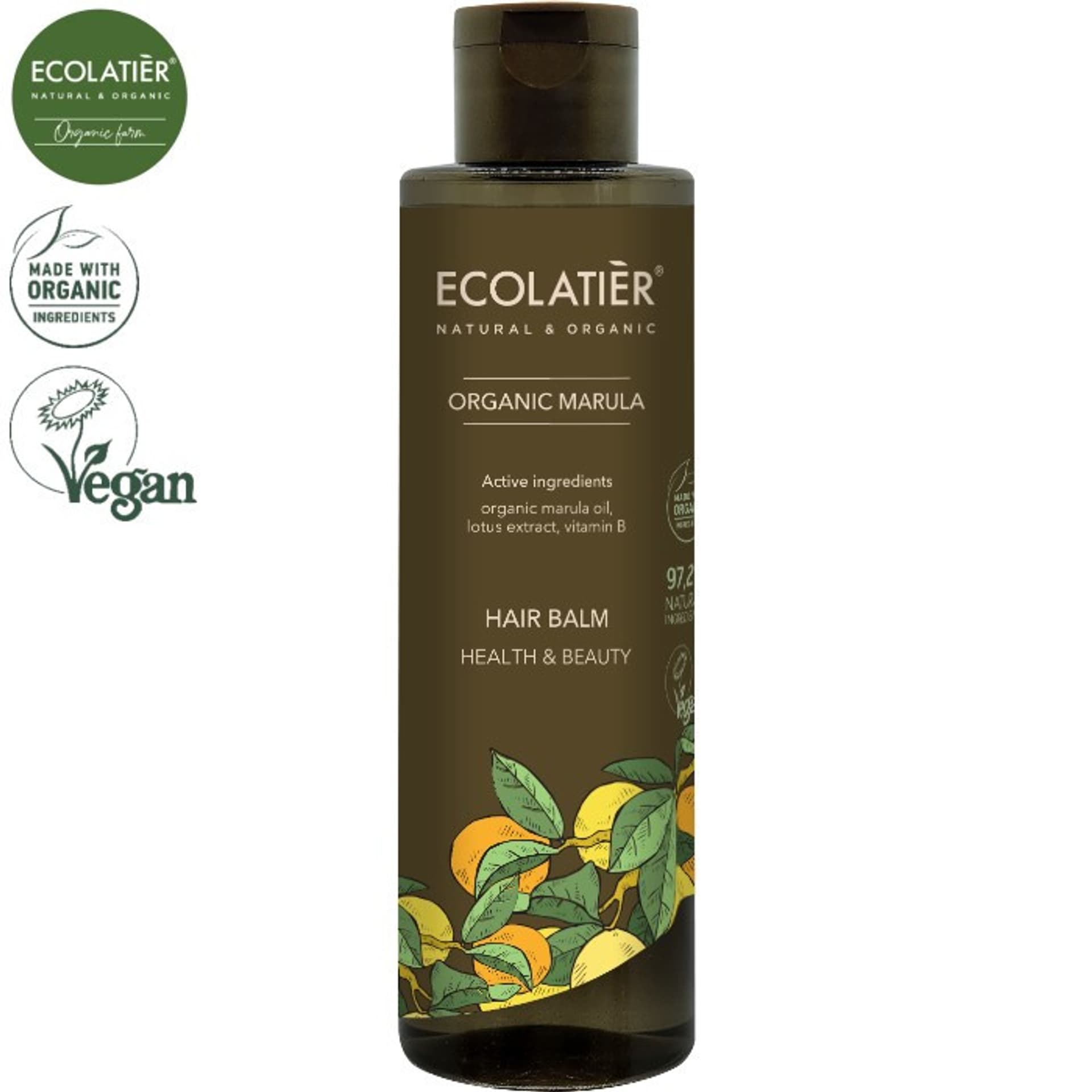 

MARULA Balsam do włosów ZDROWIE I PIĘKNO, 250 ml ECOLATIER