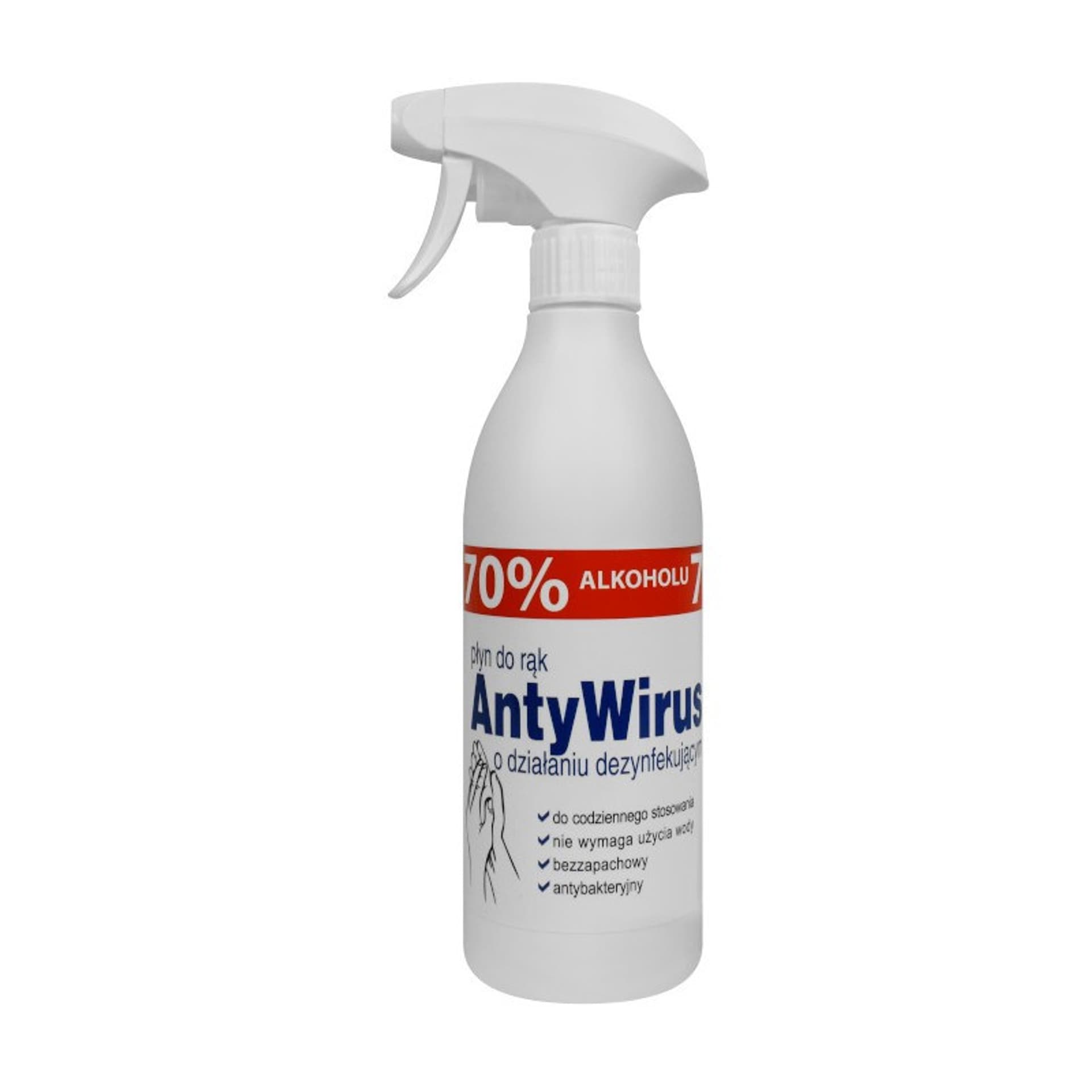 

Płyn do dezynfekcji rąk Kala AntyWirus 70% 500ml