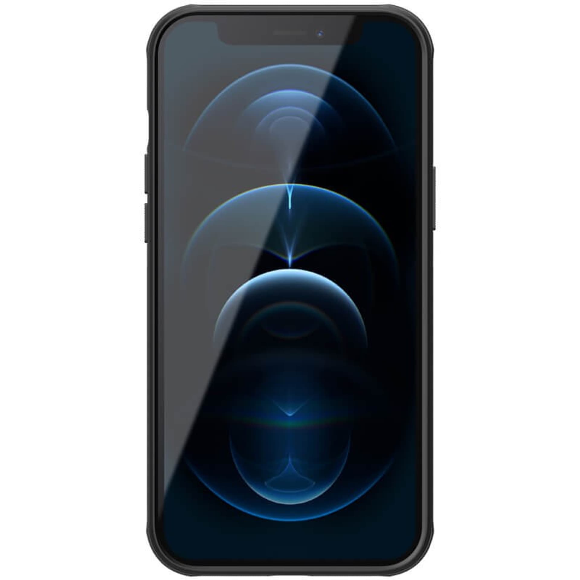 

Etui Super Frosted Shield Pro Apple iPhone 12 Pro Max (Z wycięciem na logo) Czarne, Z wycięciem na logo) czarn