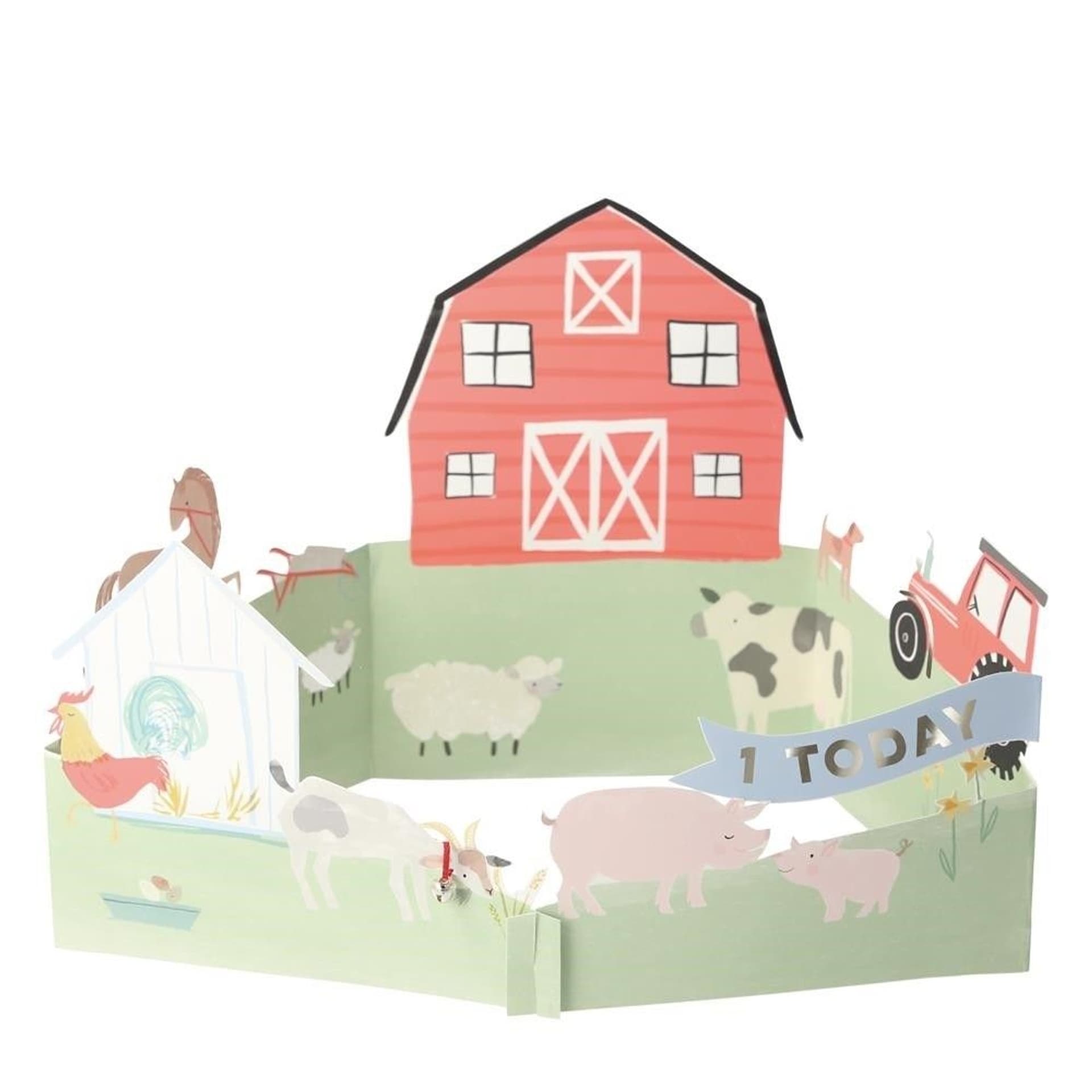 

Kartka okolicznościowa 3D Farma