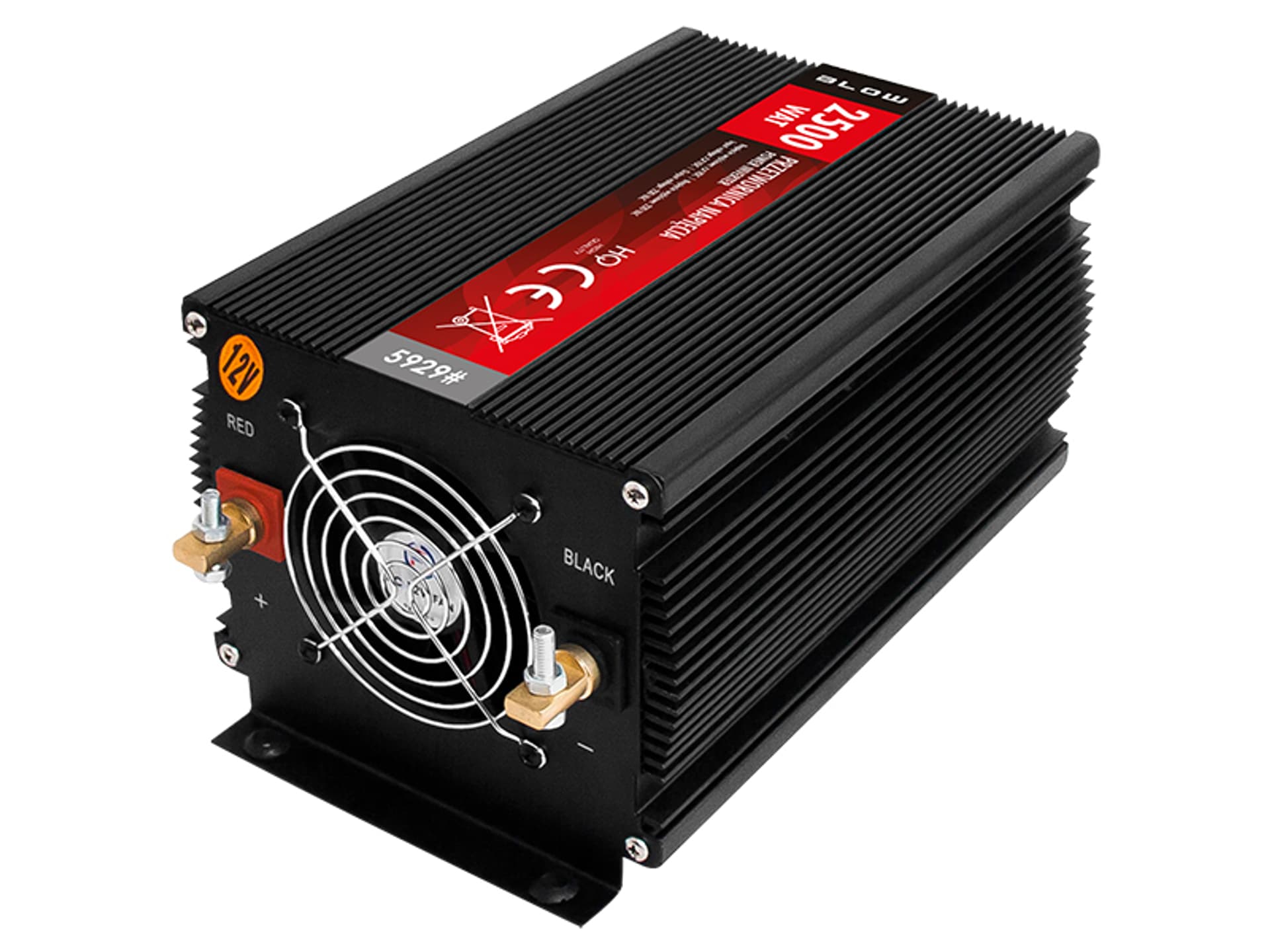 

5929# Przetwornica 12v/230v v5000/2500w blow