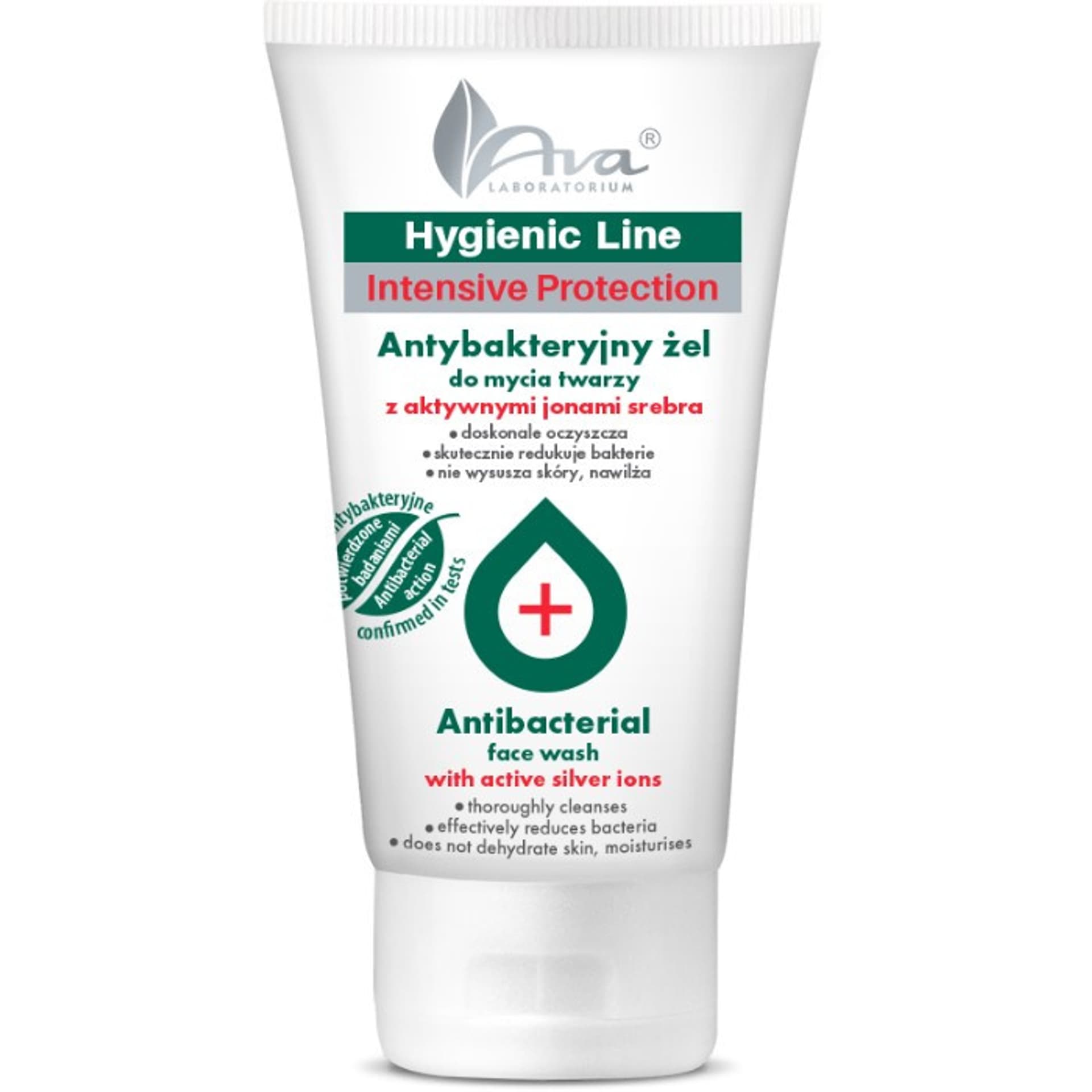 

Hygienic - antybakteryjny żel do mycia twarzy z aktywnymi jonami srebra 150ml
