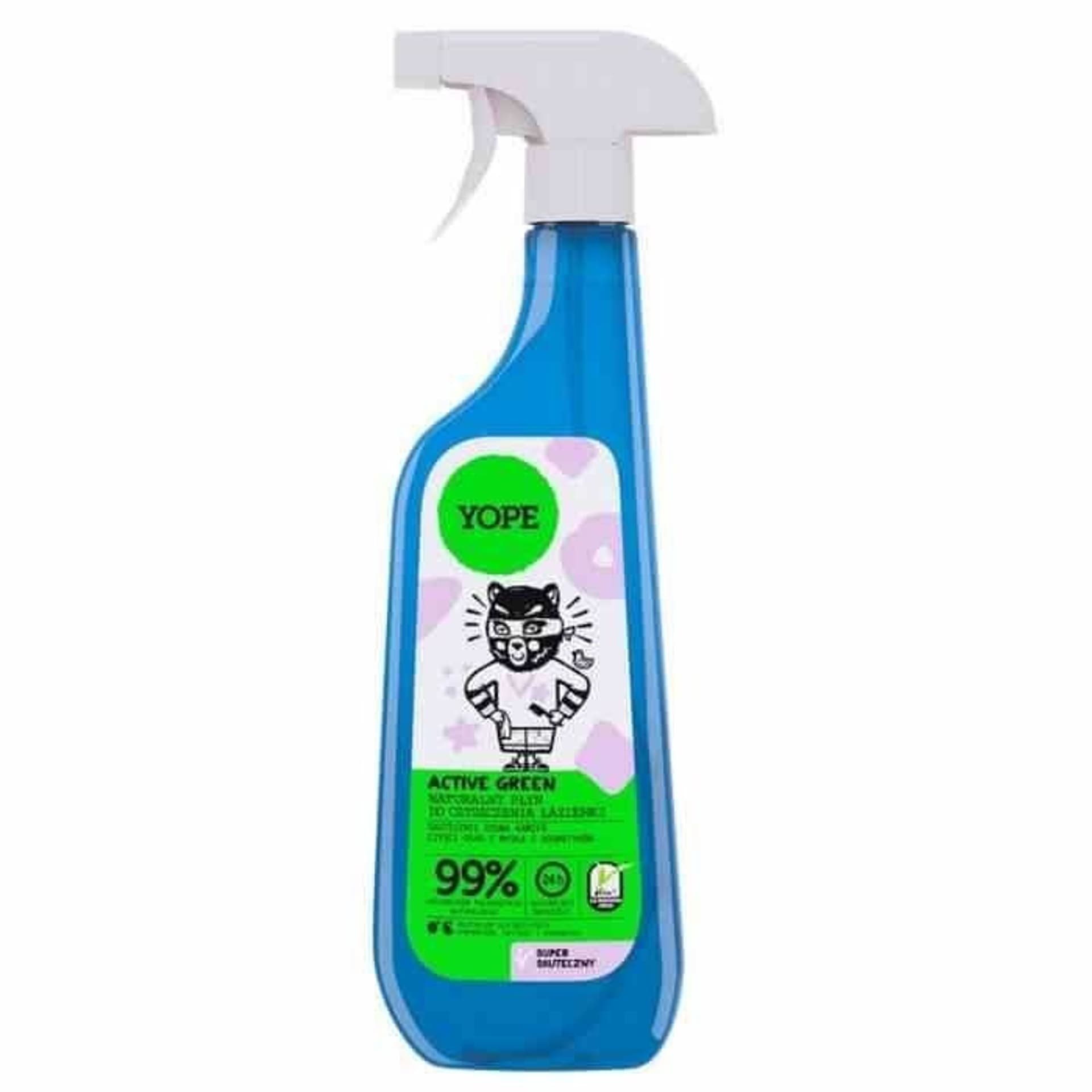 

PŁYN DO CZYSZCZENIA ŁAZIENKI ACTIVE GREEN 750ml - YOPE