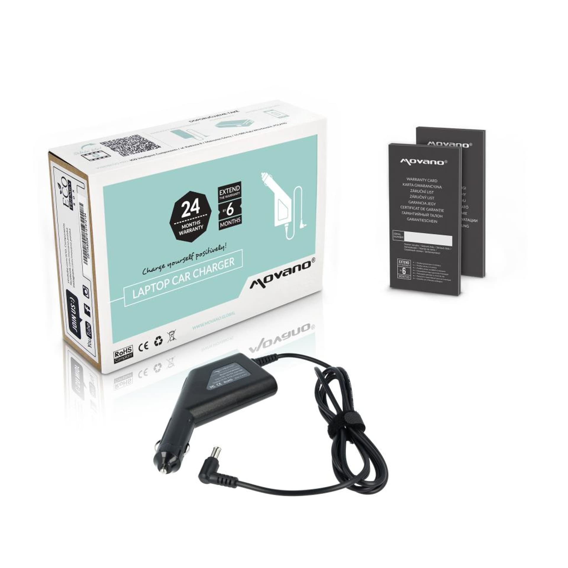 

Zasilacz samochodowy Movano 19.5v 4.7a (6.5x4.4 pin) 90W do Sony, 6.5x4.4 pin) 90w do son