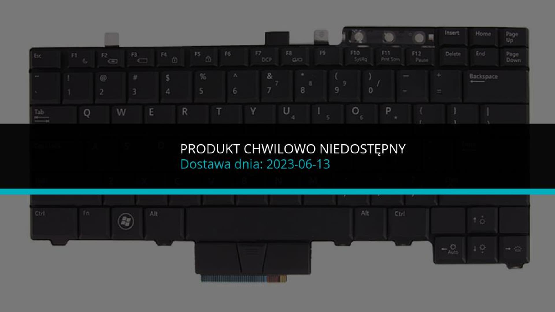 

Klawiatura laptopa do Dell E6400 (podświetlana) - odnawiana / refurbished, Podświetlana) - odnawiana / refurbishe