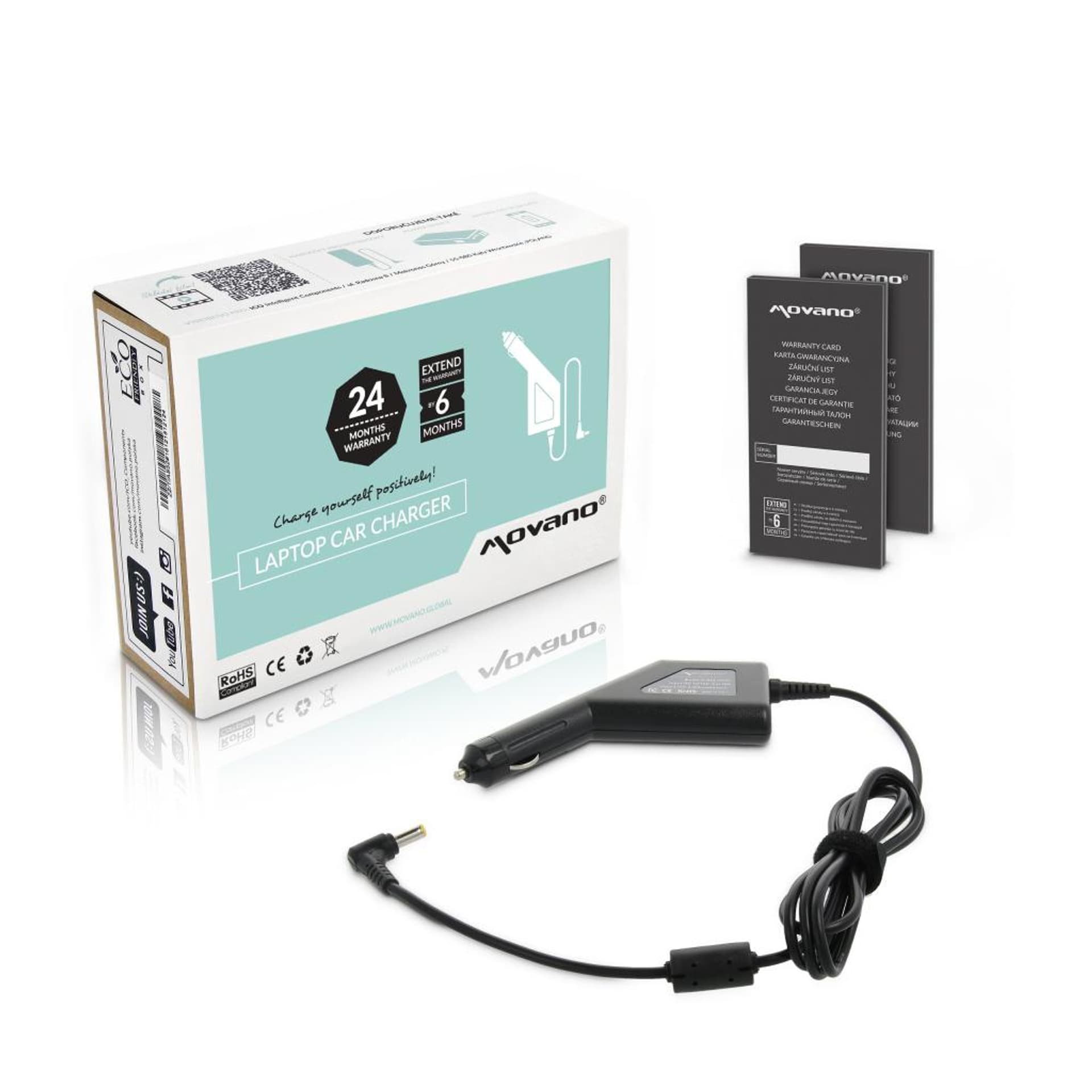 

Zasilacz samochodowy Movano 19v 3.42a (5.5x1.7) 65W do Acer, Packard Bell, 5.5x1.7) 65w do acer/packard bel
