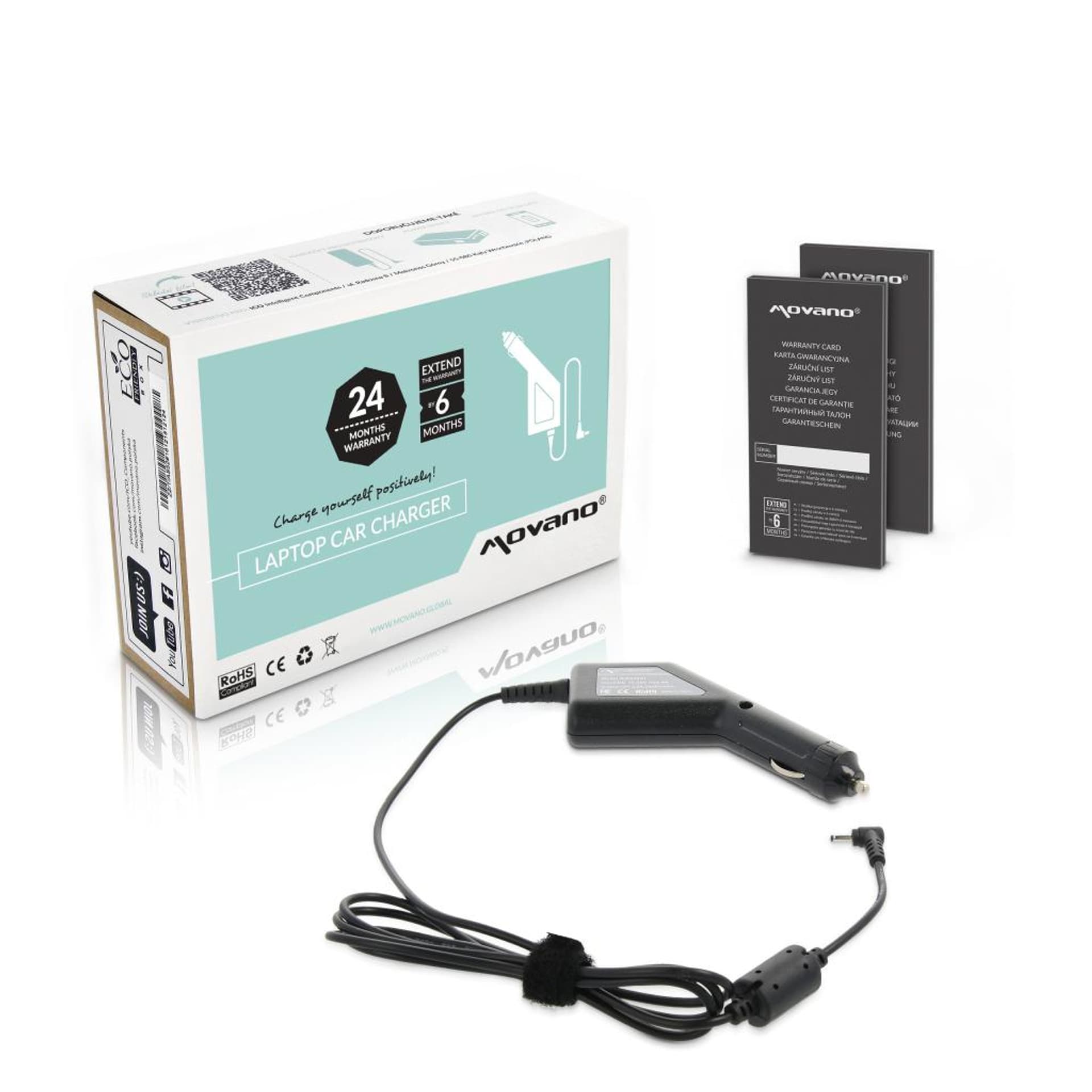 

Zasilacz samochodowy Movano 19v 2.1a (2.5x0.7) 40W do Asus, 2.5x0.7) 40w do asu