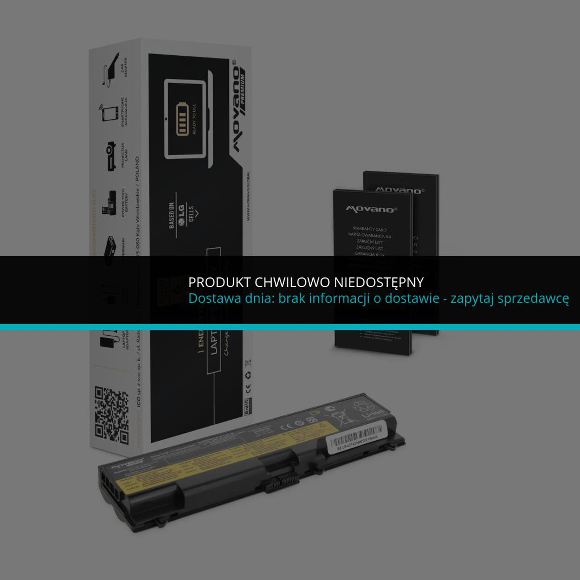 

Bateria Movano Premium do Lenovo E40, E50, SL410, SL510